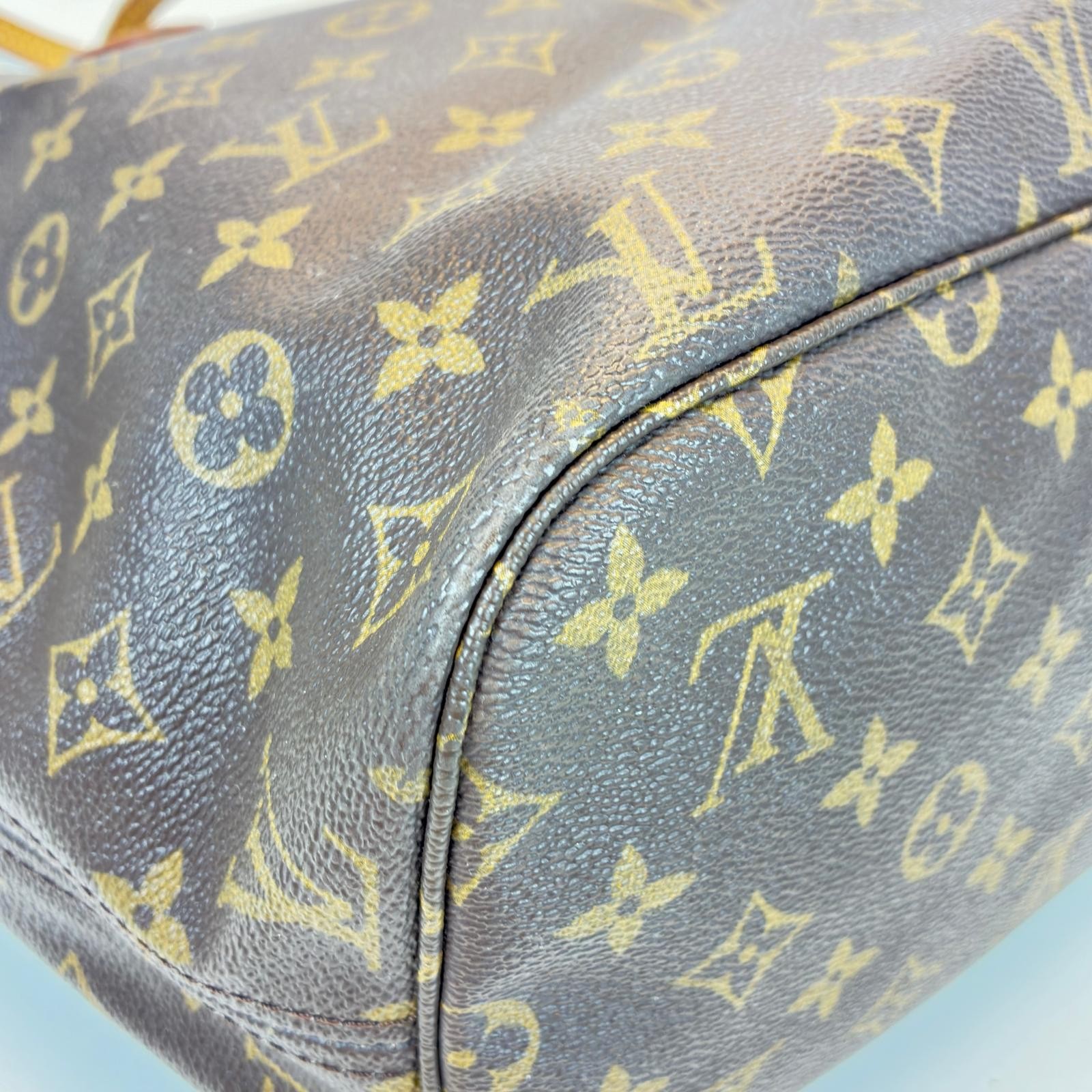 LOUIS VUITTON Neverfull MM Tote Bag M40156 Monogram canvas Brown