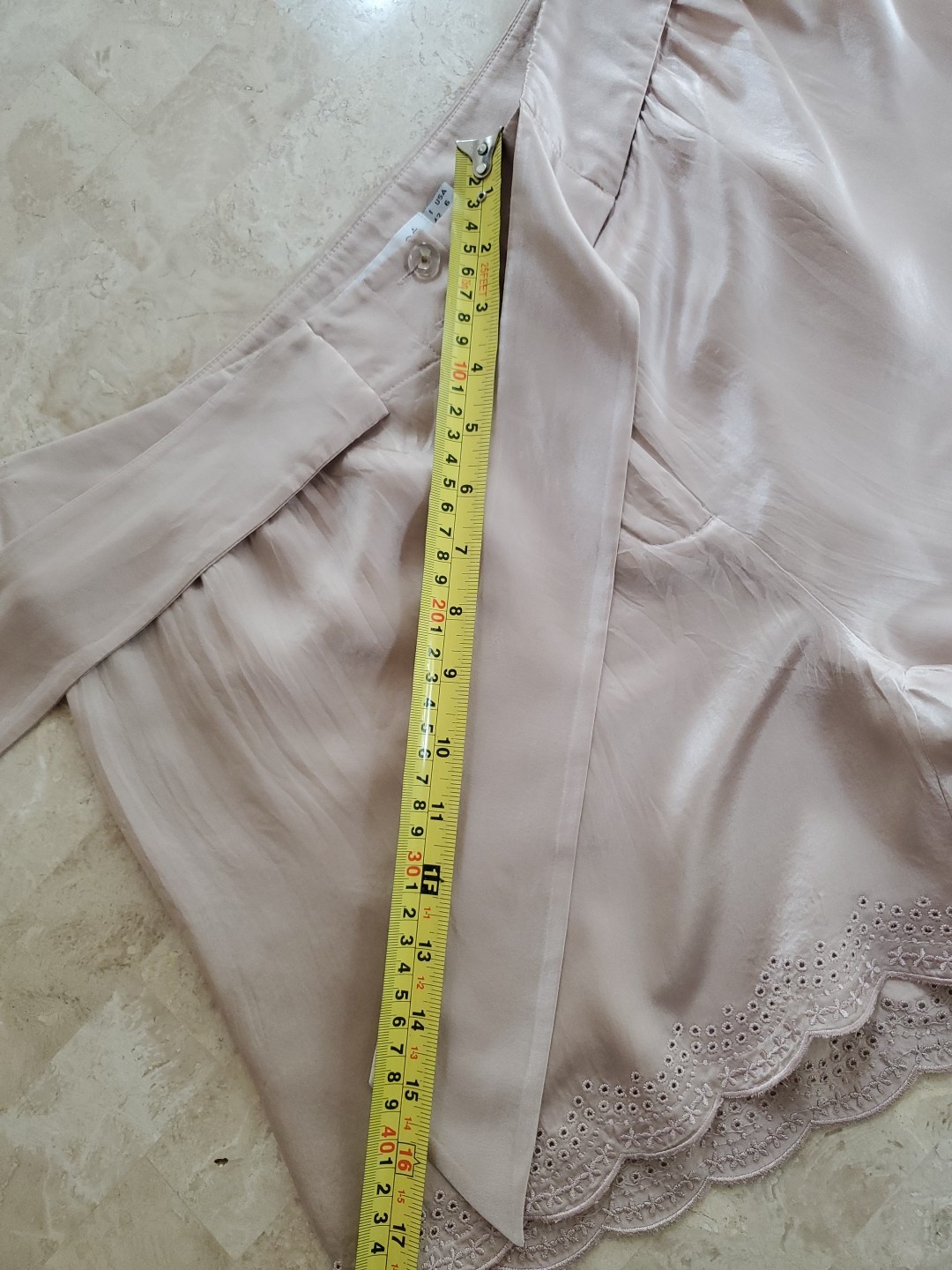 SEE by CHLOE SILK Shorts US Sz 6 Dusty Pink