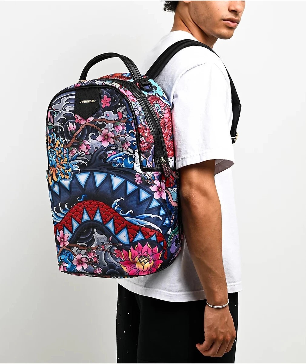 🔥🔥 Sprayground Spiderman Web Hammock Backpack Bookbag Large School Bag