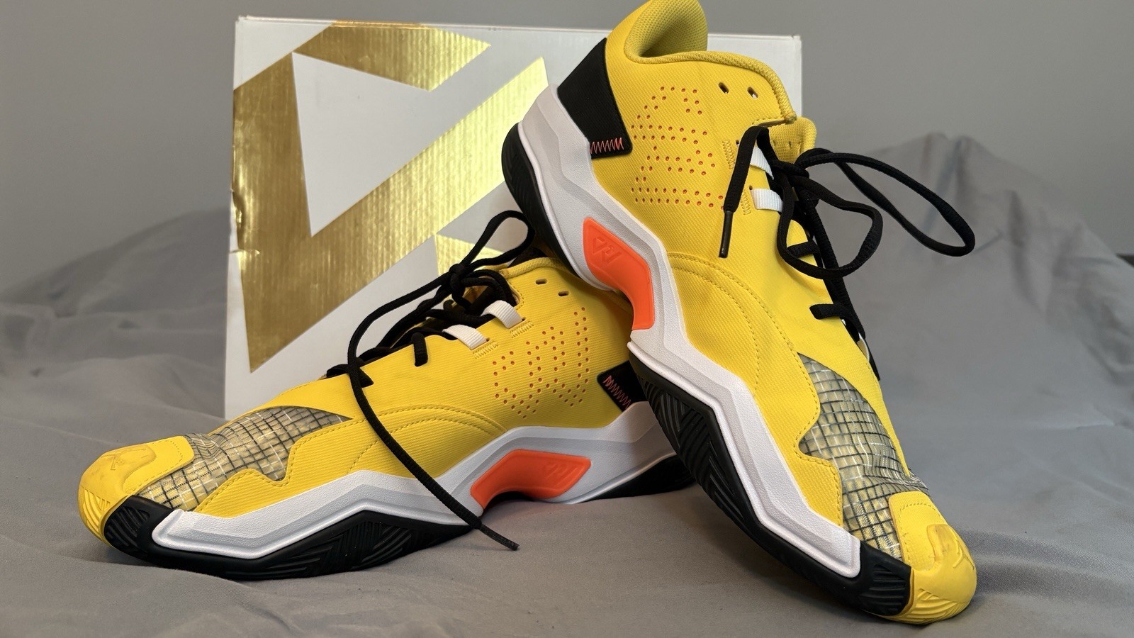 Jordan Air Jordan One Take 4 Tour Yellow/Black/White Basketball Shoes DO7193-700