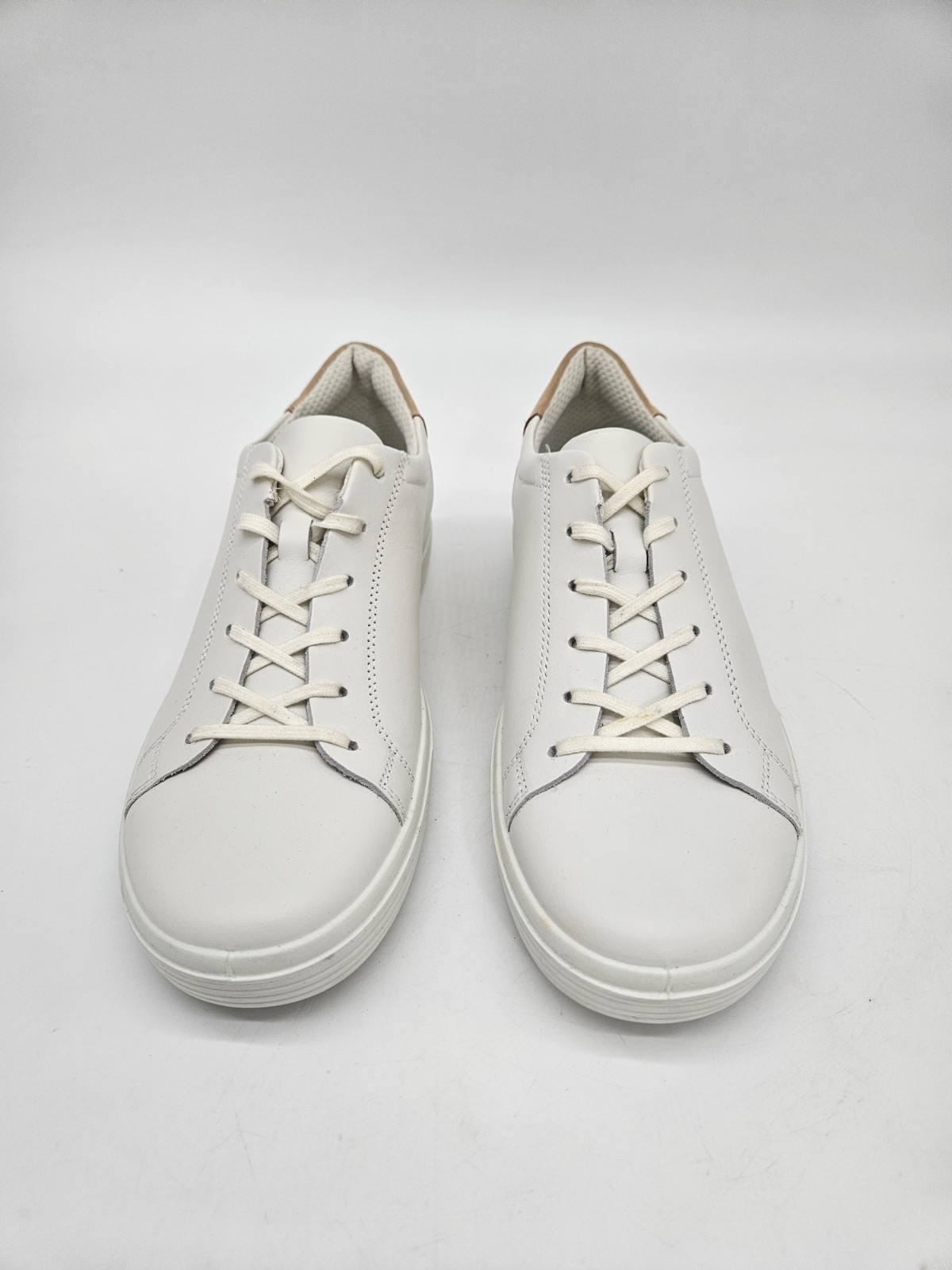 ECCO Soft 7 Lace-Up Sneaker White Leather Women’s Size US 10-10.5