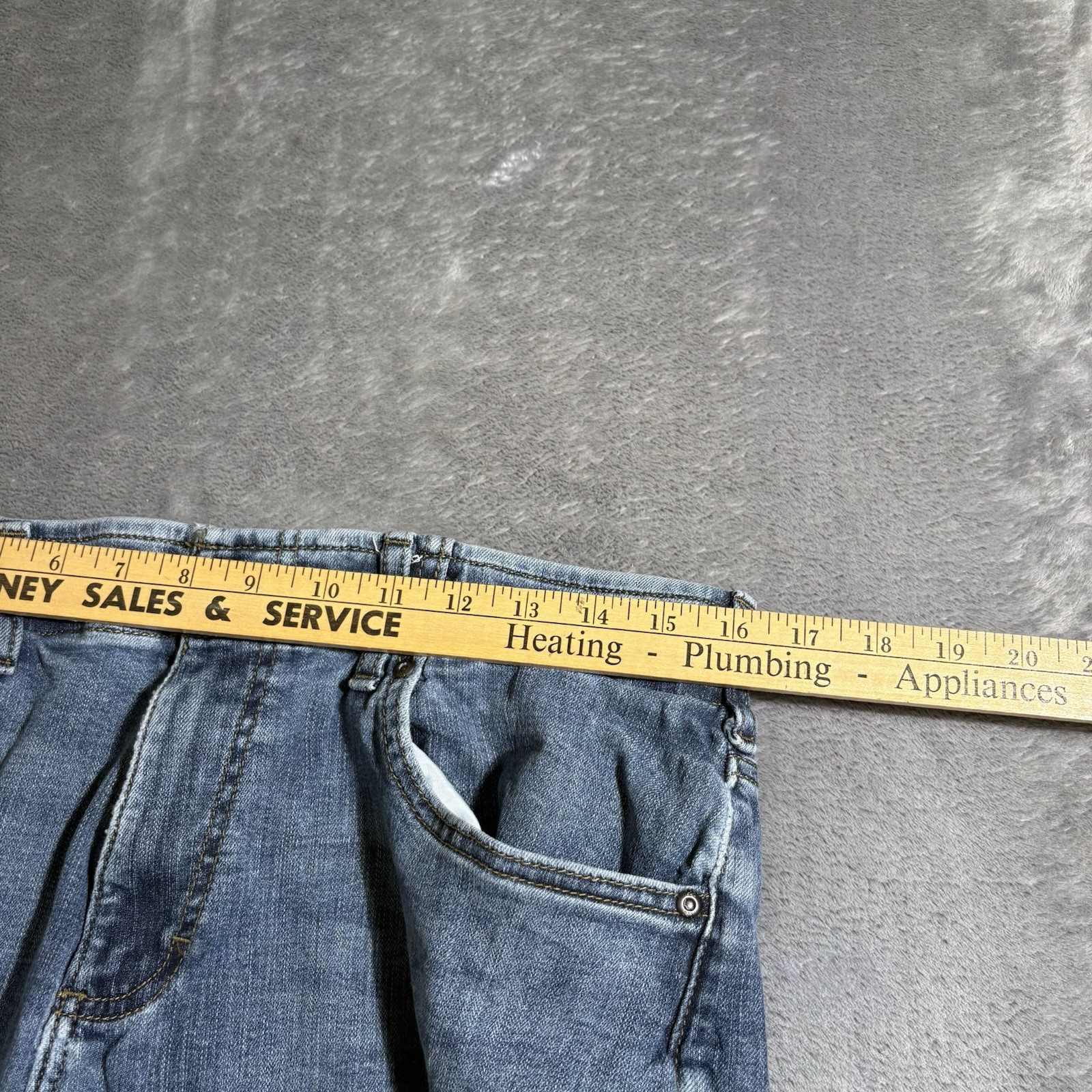Lee Extreme Motion Jeans Mens 32×30 Blue Bootcut Stretch Denim