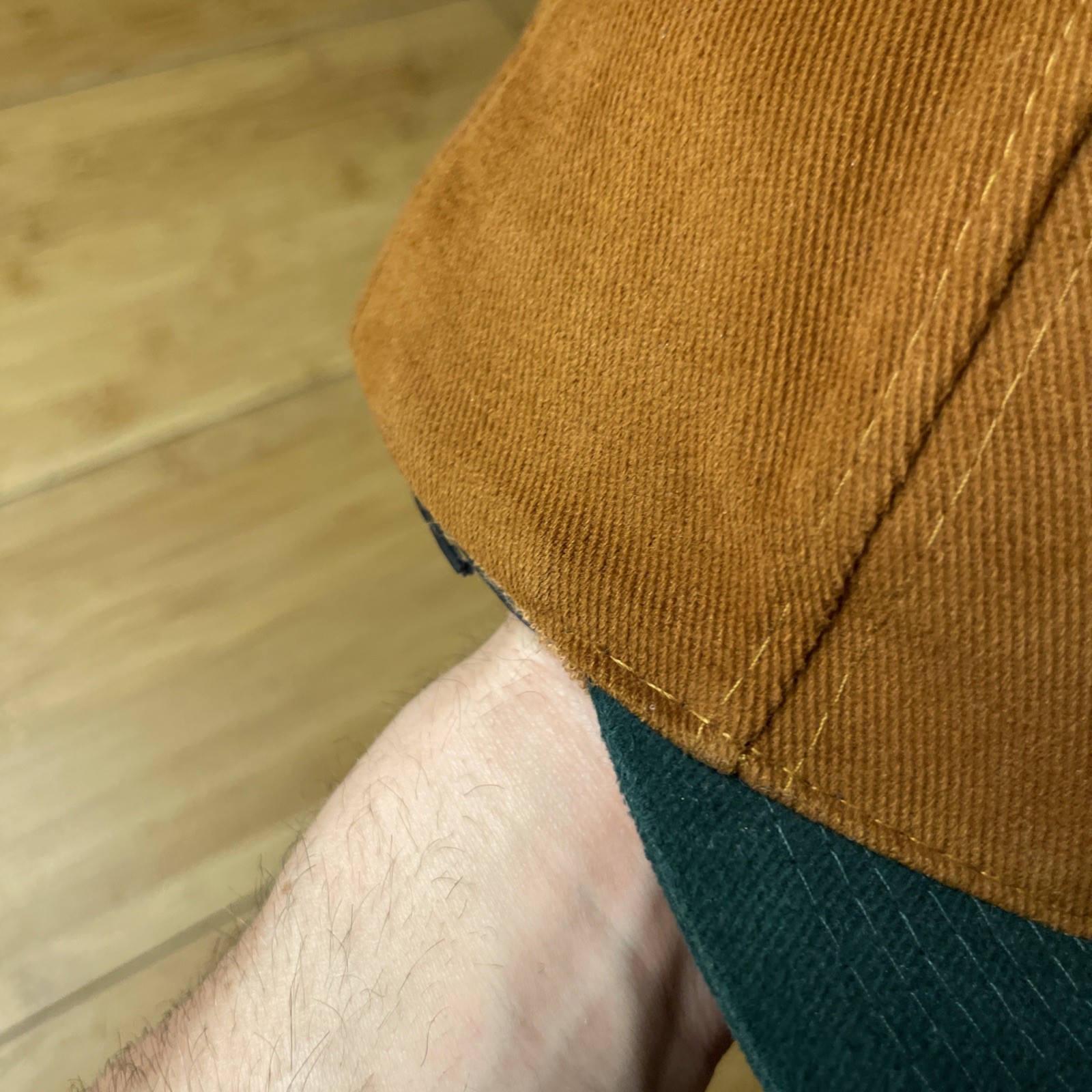 Fair Chase Outfitters Fall Brown Green Buck Deer A-Frame Strapback Hat Unisex
