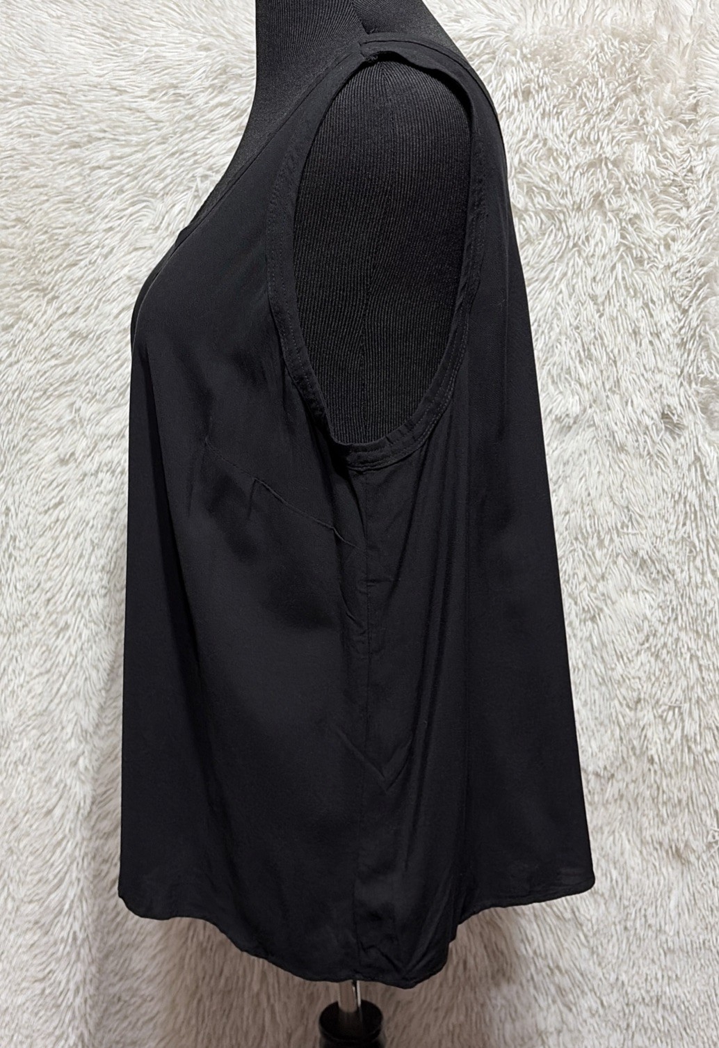 Torrid Black Rayon Challis Sleeveless Tank Top Women’s Size 1X Whimsigoth Fairy