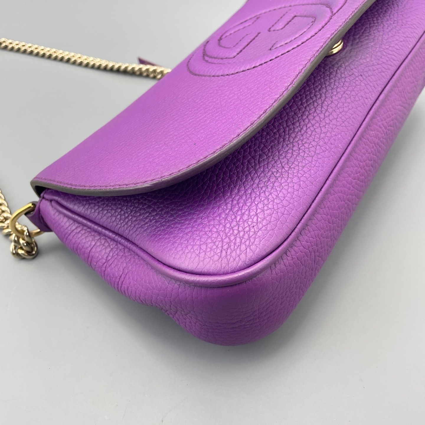 Gucci Pre-Owned Authentic Crossbody Bag Purple 25*15*5cm Free Tracked Shipping