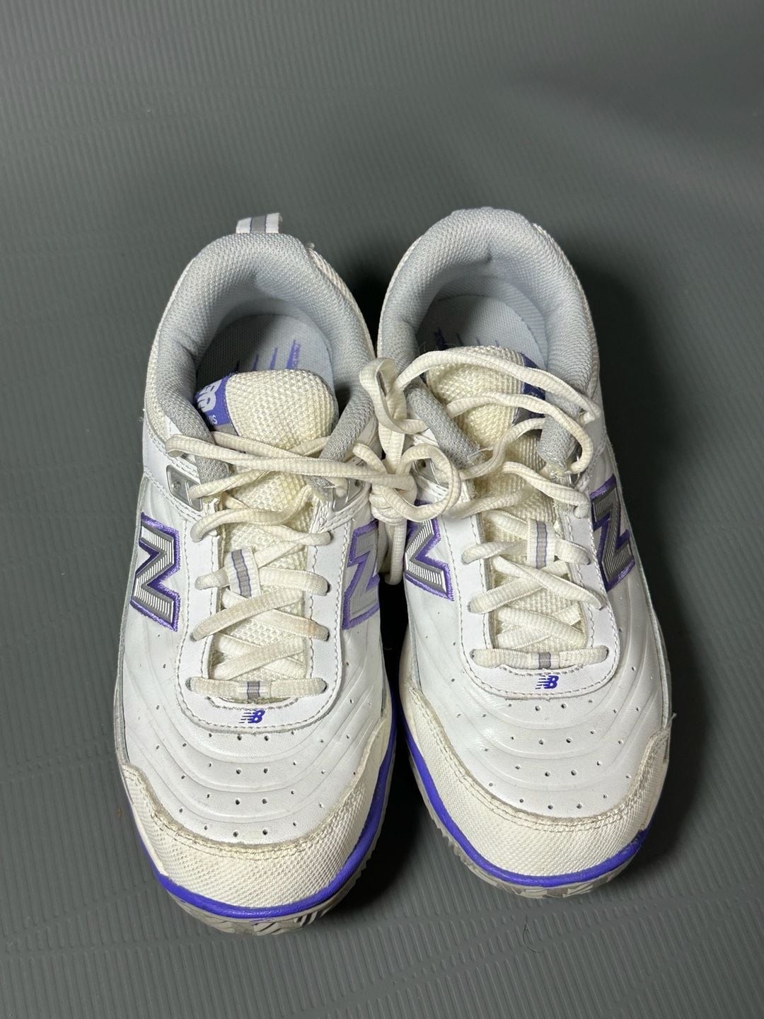 New Balance WC806W Women’s Hard Court Tennis Shoes White/Purple
