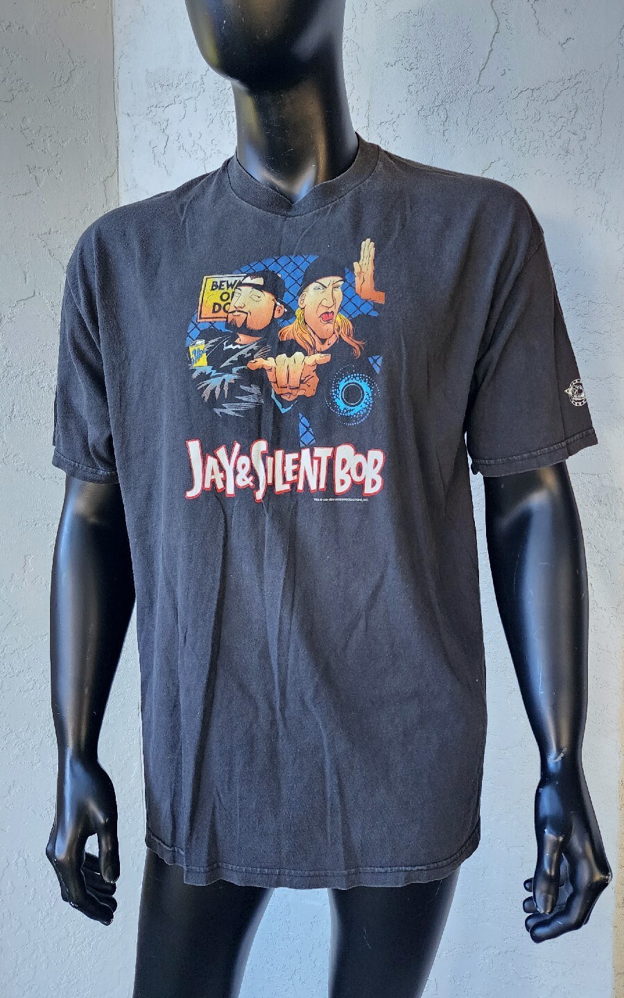 Vintage 1998 Jay and Silent Bob Kevin Smith T-Shirt Dogma Clerks View Adult XL