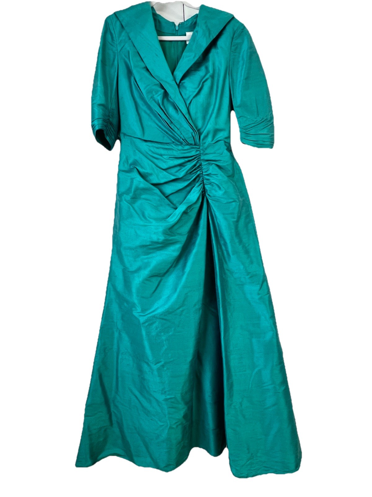 Elegant Mother of Bride Dress Watters & Watters Silk Dupioni Size 12 Fits 8 / 10