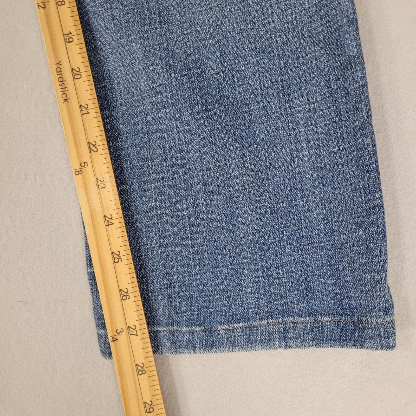 Levi’s 525 Jeans Women’s 12 31×28* Blue Perfect Waist Straight Fit Stretch Denim