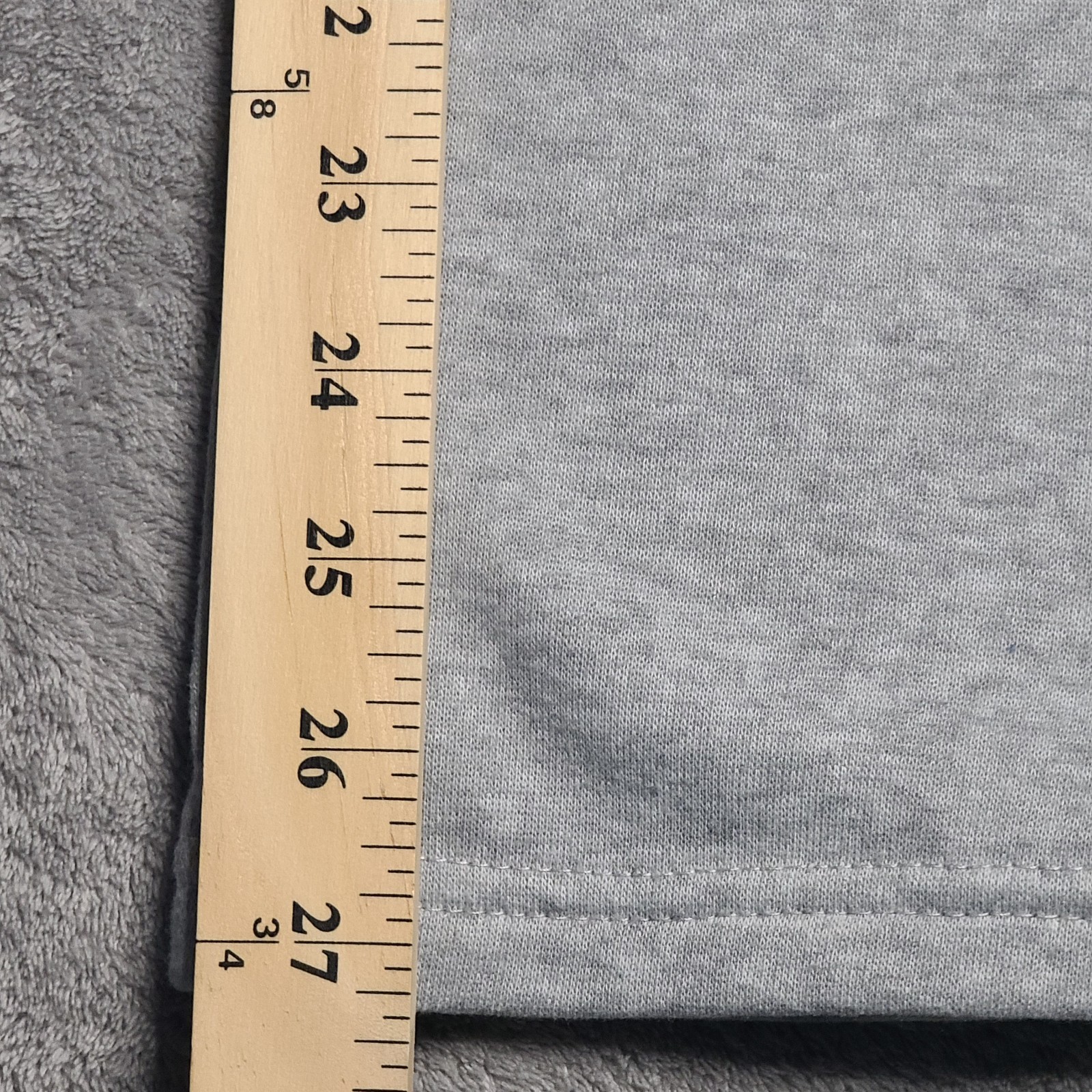 Womens L Gray Wide Leg Sweatpants Elastic Waist Loose Cozy Lounge Cargo Pants Ba