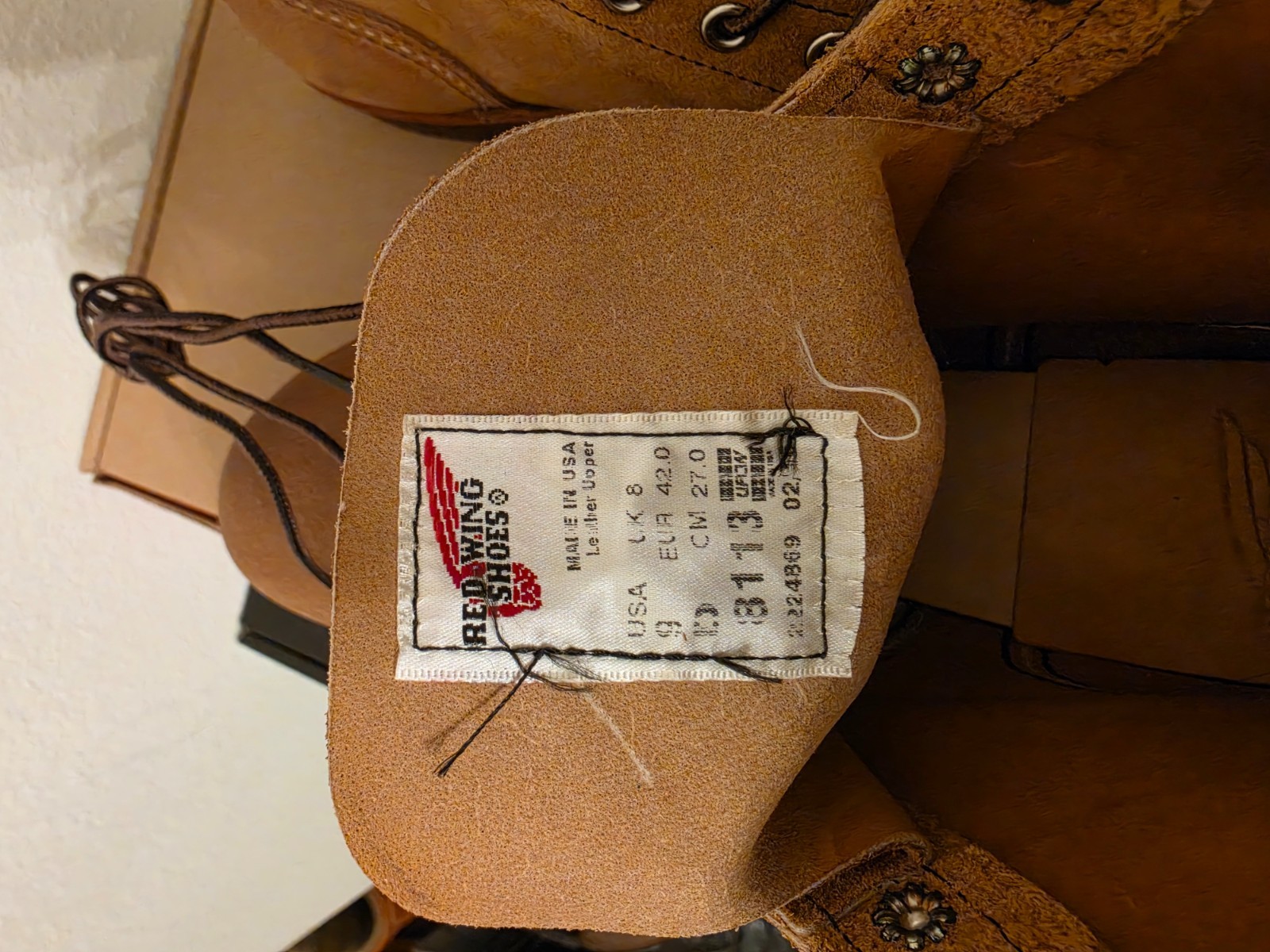 Red Wing Iron Ranger 8113 Hawthorne Muleskinner Roughout Boots Men’s 9 D