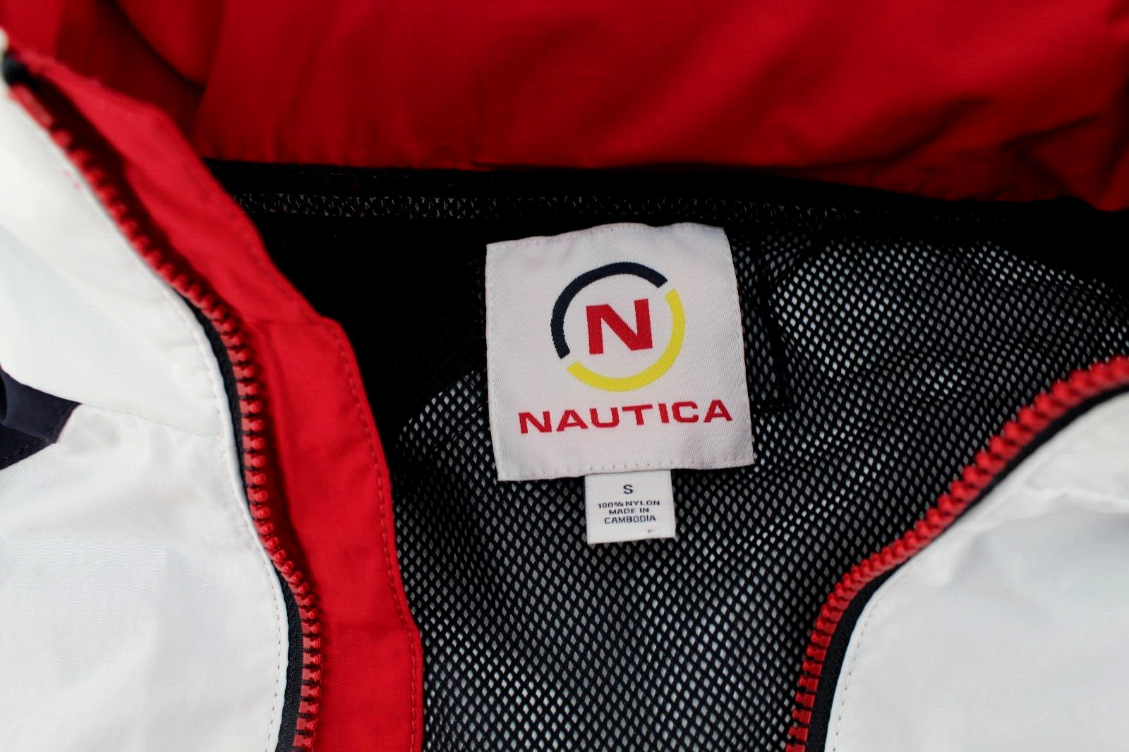 NAUTICA Men’s Small Colorblock Sailing Collection Windbreaker Jacket MSRP $148