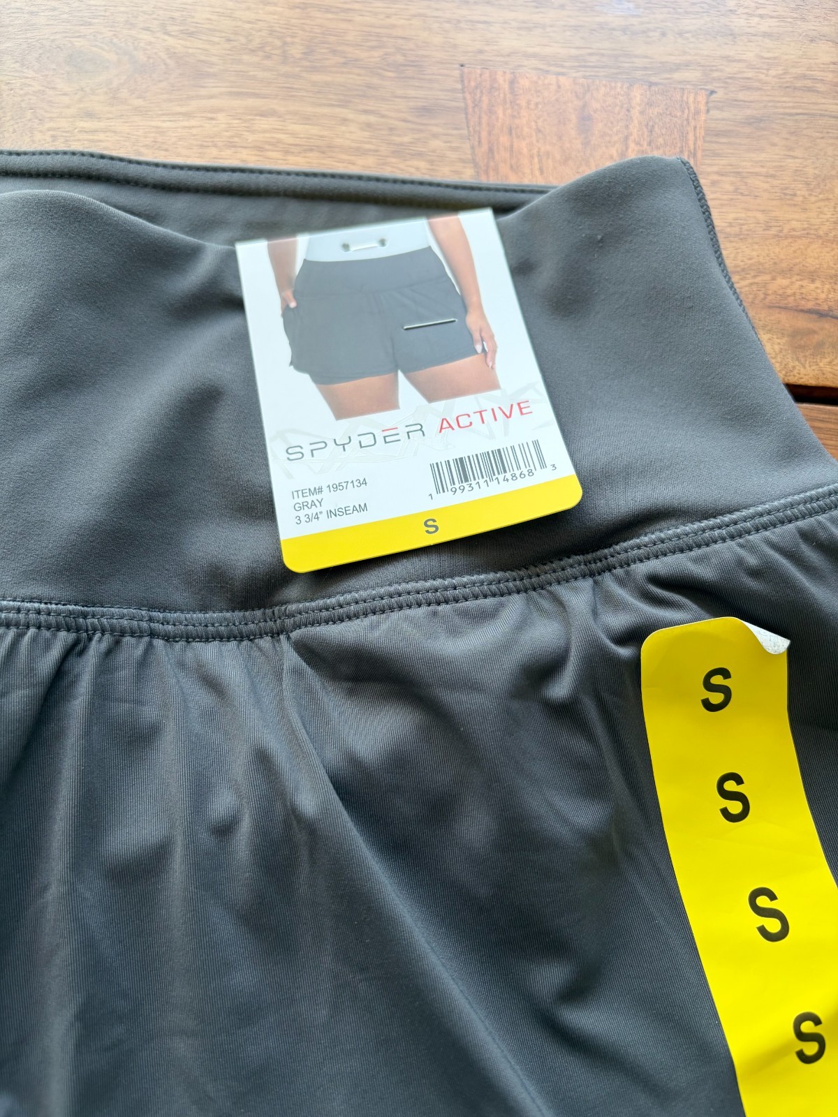 Spyder Women’s Lined Running Shorts Size Small Volcanic Ash NWT
