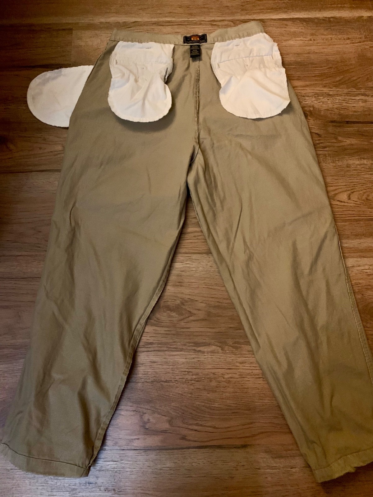 100% cotton Route 66 vintage original cargo khaki men’s pants size 34/30 Kuwait