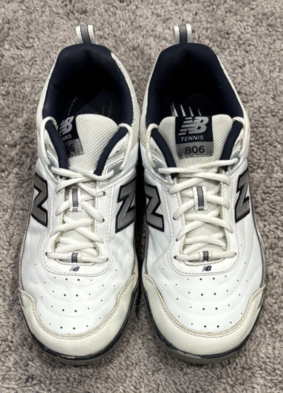 New Balance Mens 806 MC806W White Casual Shoes Sneakers Size 9.5 2E