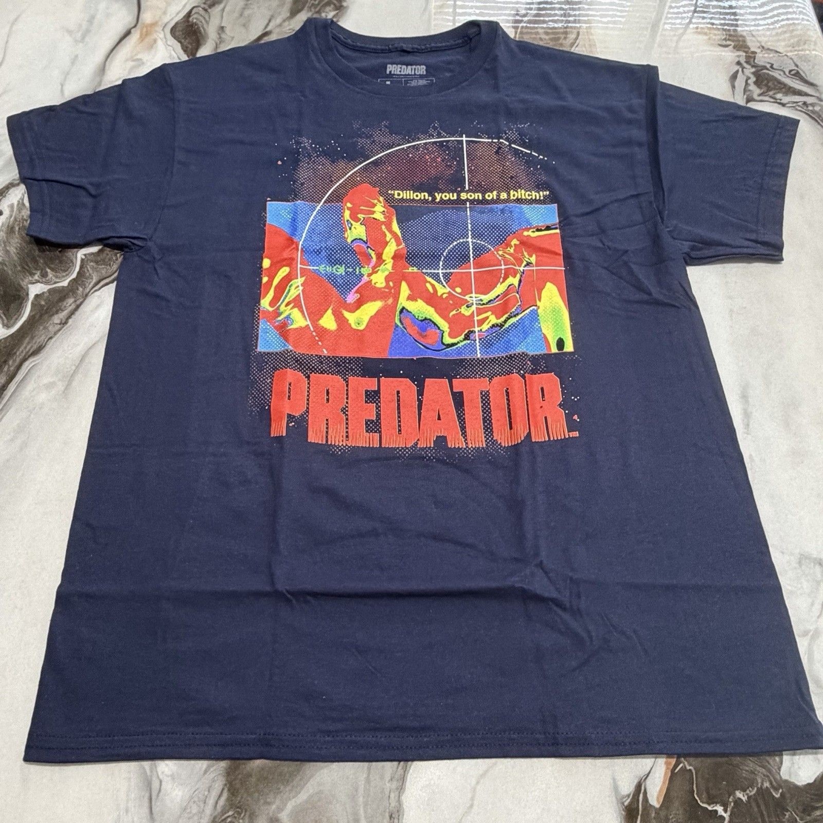 Predator T-Shirt Loot Crate Exclusive Dillon Handshake Thermal Vision Size L