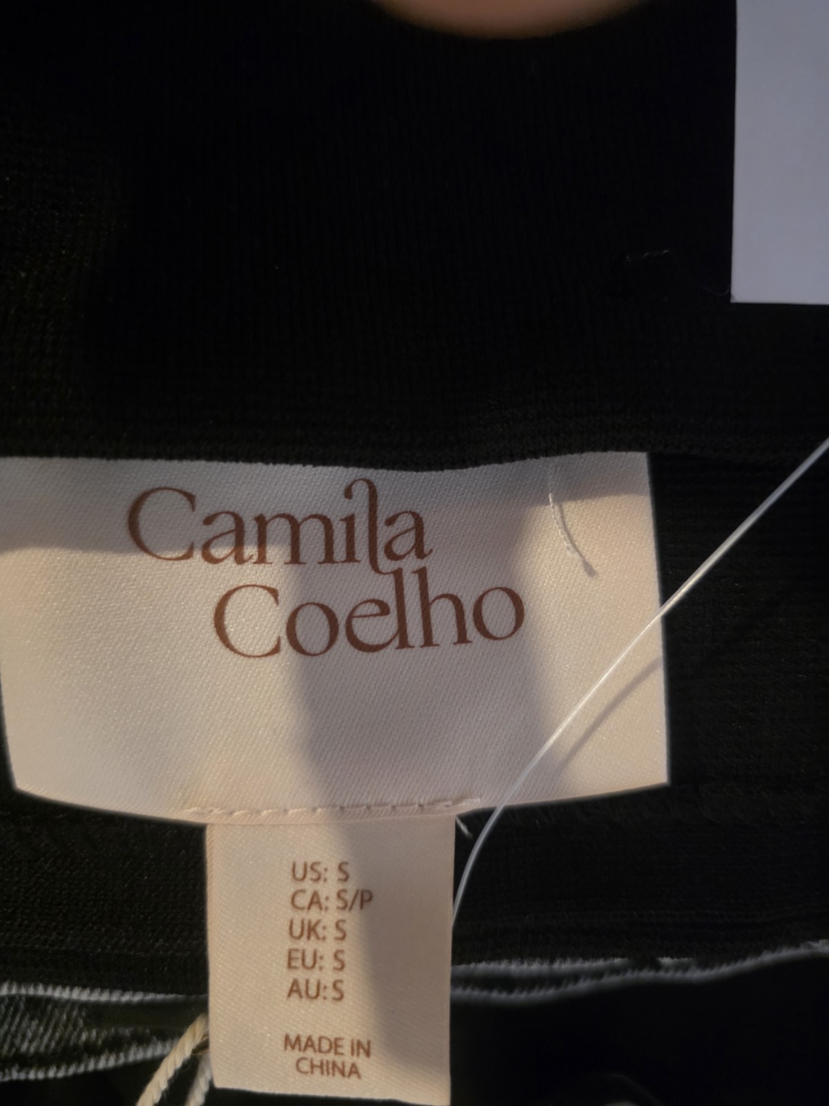 Camila Coelho Black Diamond Starps Size Small