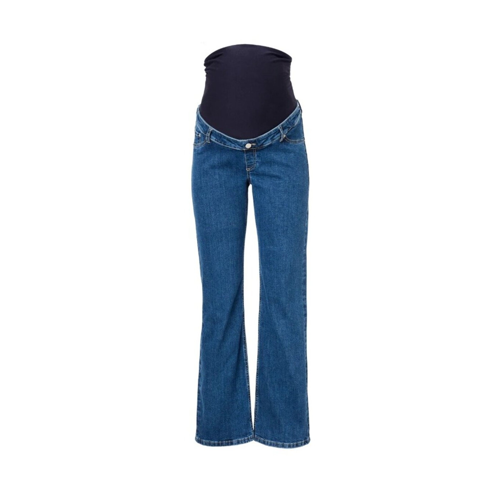Ilouity Flare Fit Maternity Jeans Washed Blue Size EU 36 US 4 NEW NWT