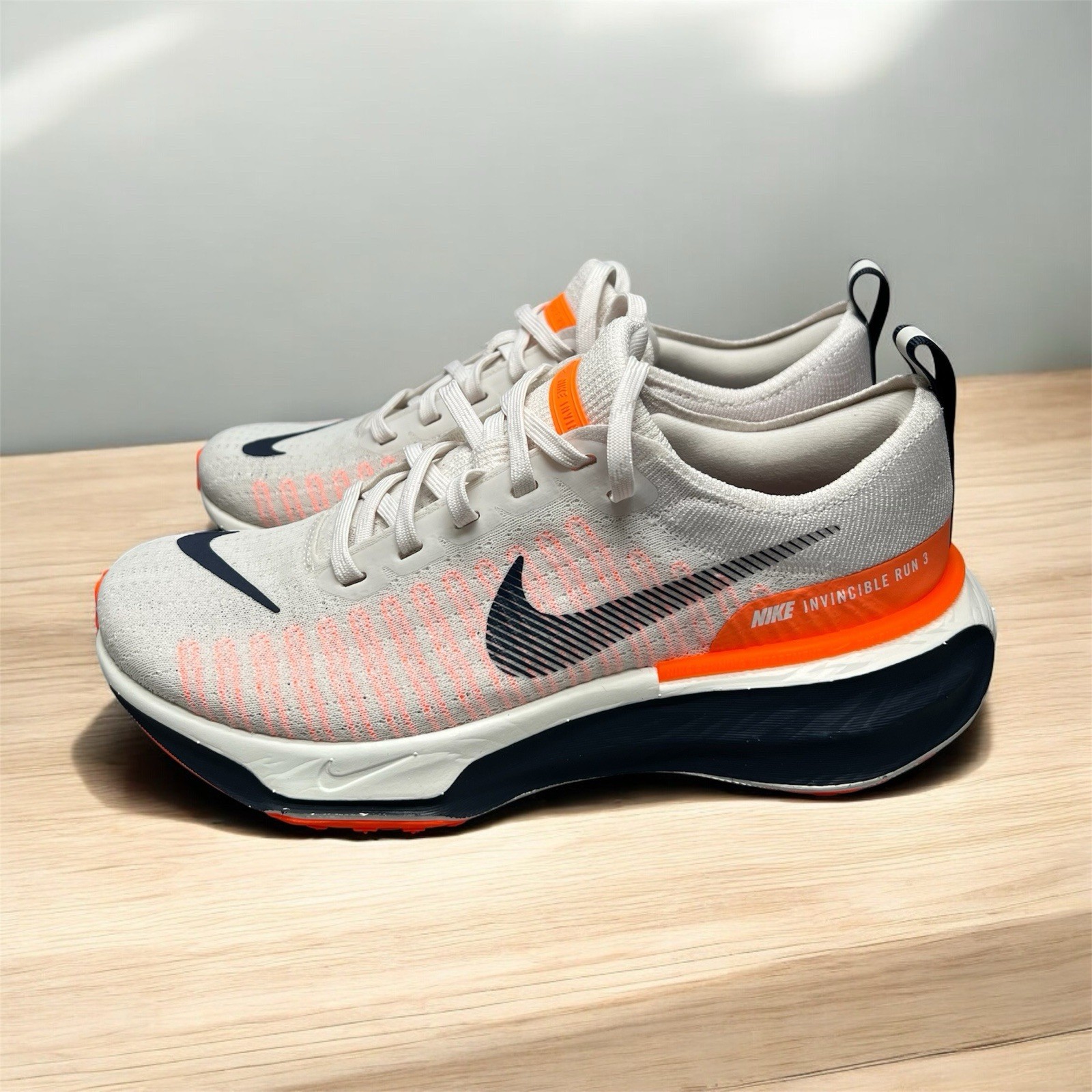 Nike ZoomX Invincible Run3 Phantom Total Orange DR2615-007 Men Sz 6 Women Sz 7.5