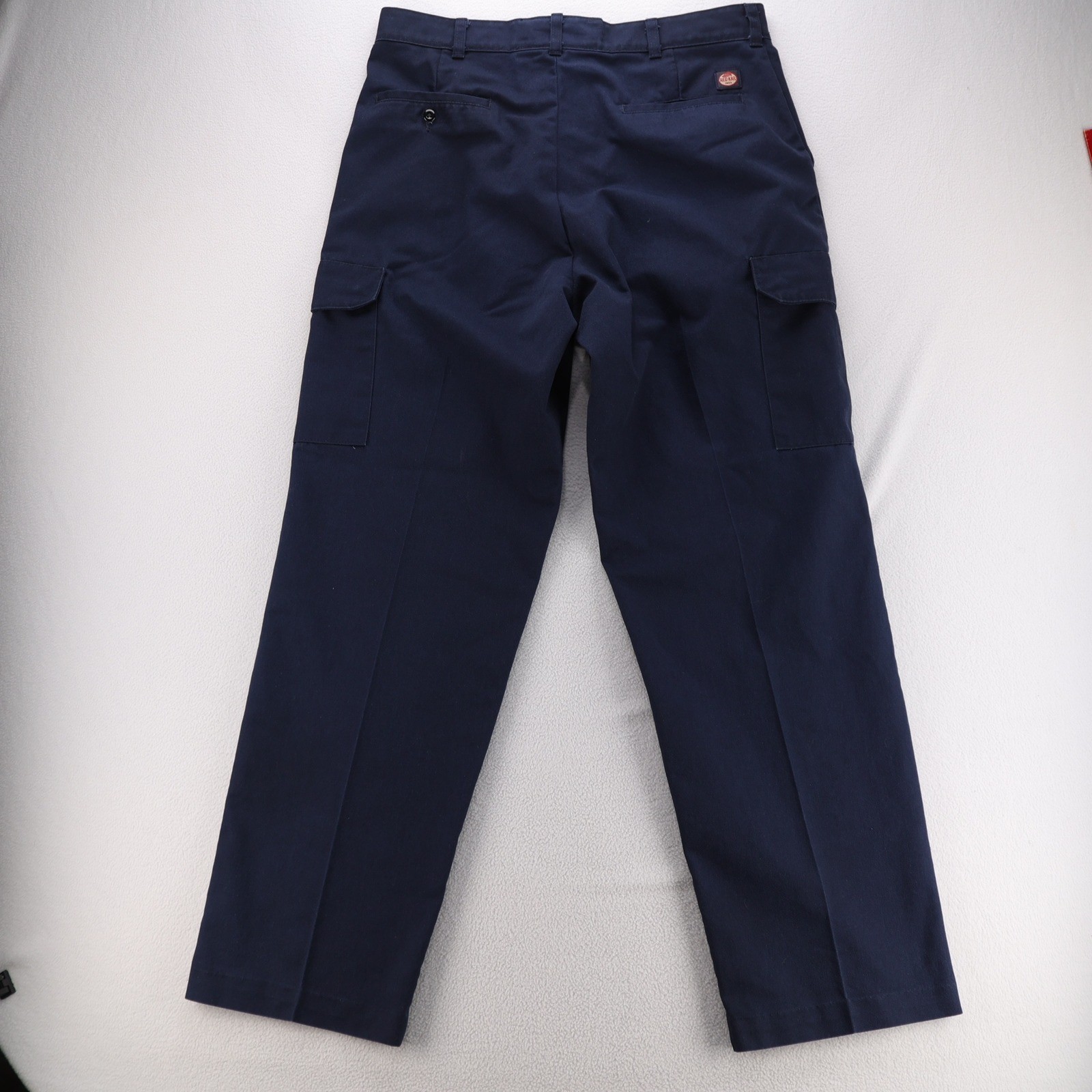 Red Kap Mens Navy Blue Cargo Work Pants PT88NV2 Straight Leg Size 36×32