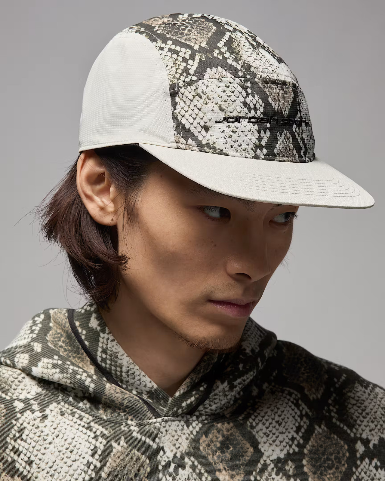 Nike Jordan Sport Fly Cap Dri-FIT Unstructured Hat Light Bone Sz L/XL HV0517-072