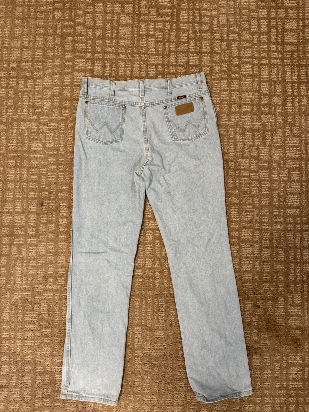 Wrangler 936GBH Men’s 36×34 Cowboy Cut Slim Fit Jeans *Color- Bleach*