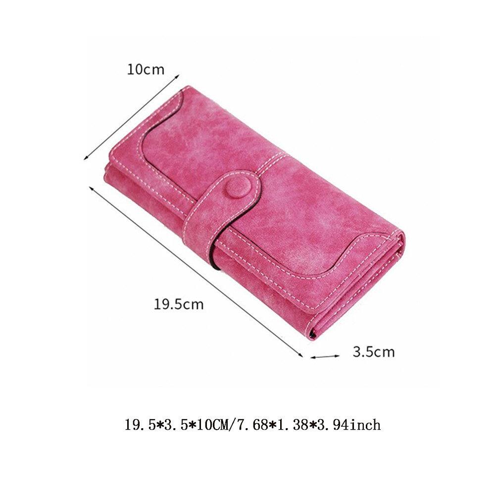 Women PU Leather Wallet Clutch Long Phone Card Holder Purse Handbag Best Gift US