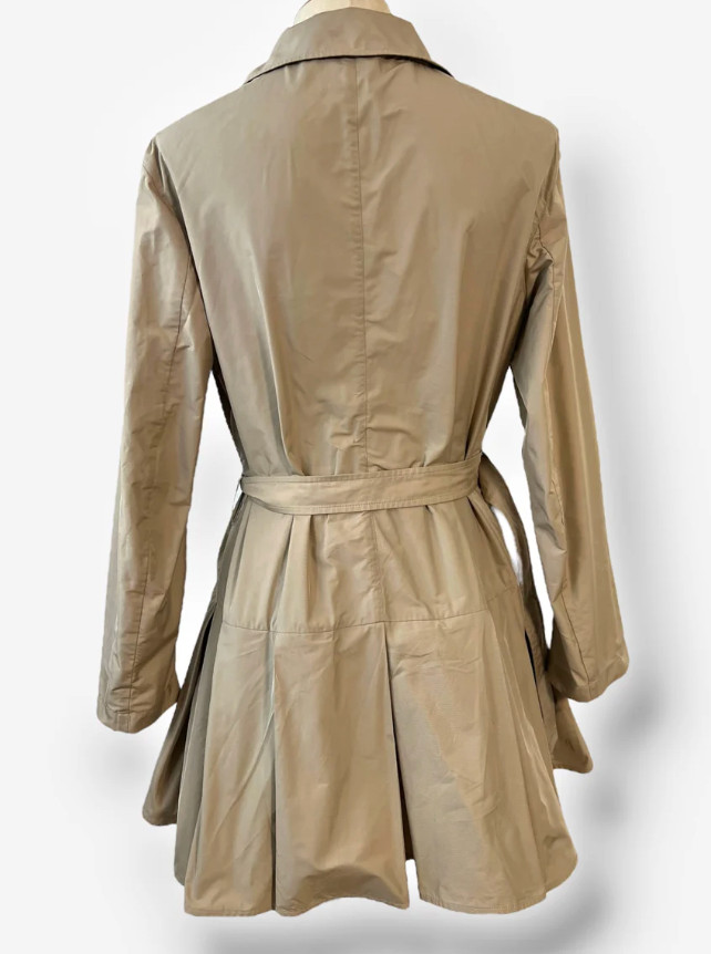 Prada Sport Pleated Trench Coat – Linea Rossa