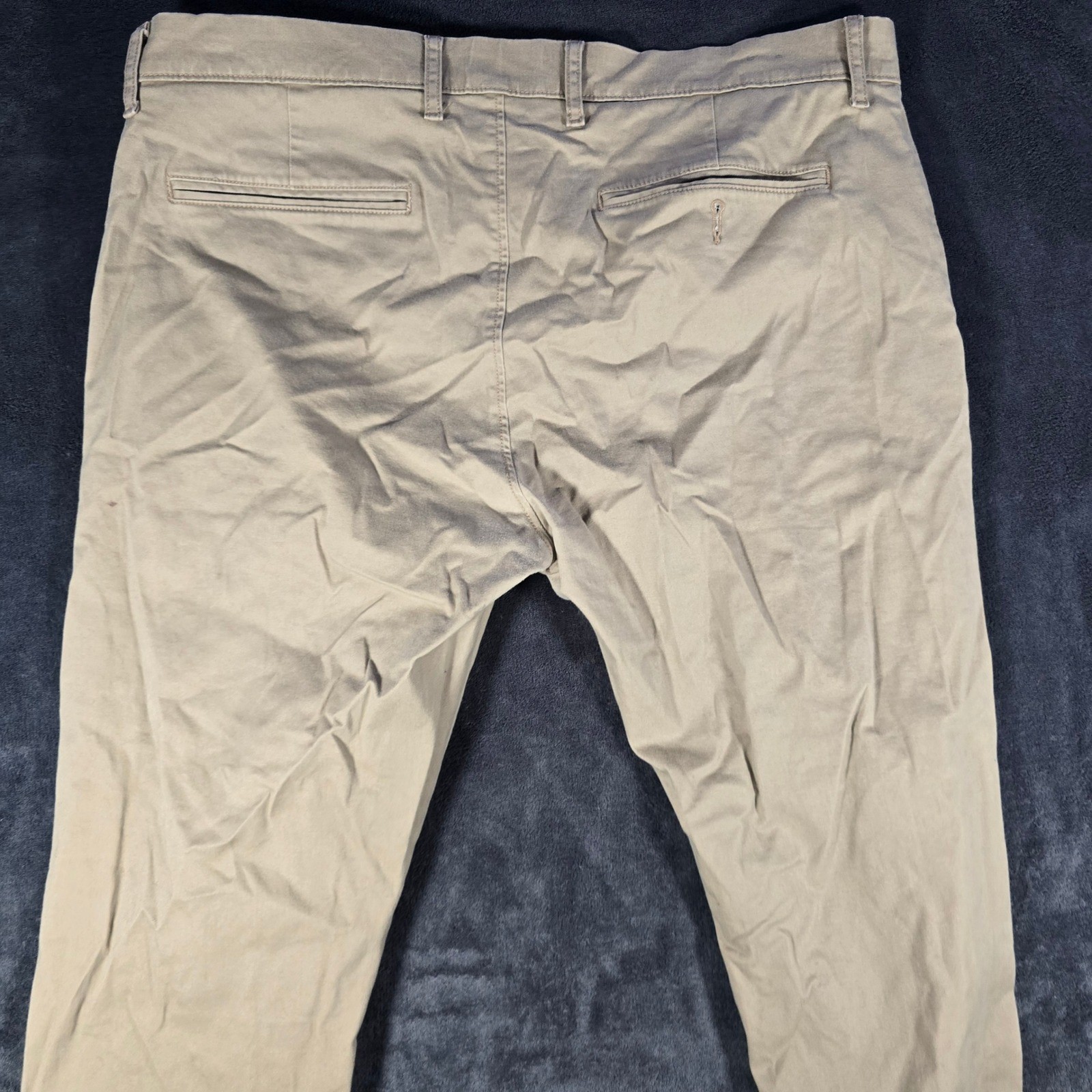 J.Crew Stretch Chinos Pants Casual Everyday Khaki Beige W35 L32 Mens 35×32