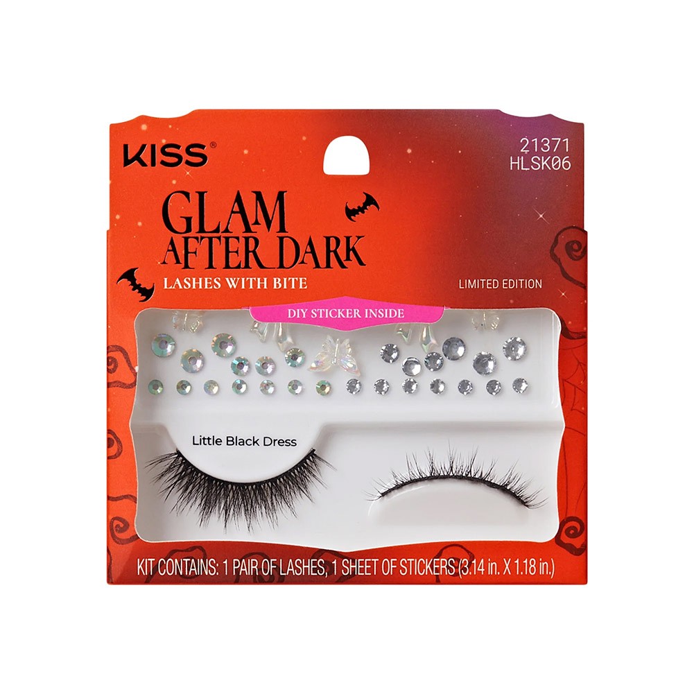 KISS Glam After Dark False Eyelashes, Little Black Dress