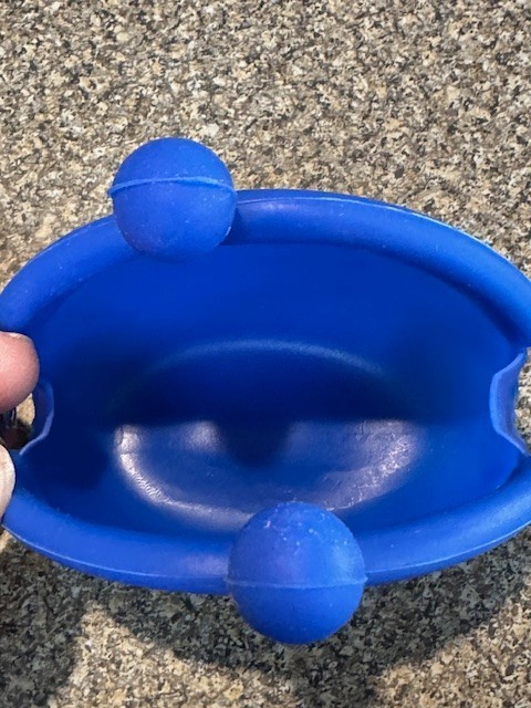 Rustic Cuff Silicone Rubber Storage Coin Purse Dark Blue