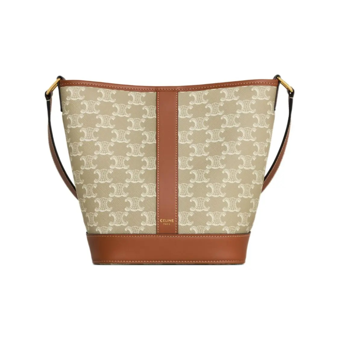 CELINE Bucket Bag Single Shoulder Crossbody Bag Small Women’s 7x5x8.6 in