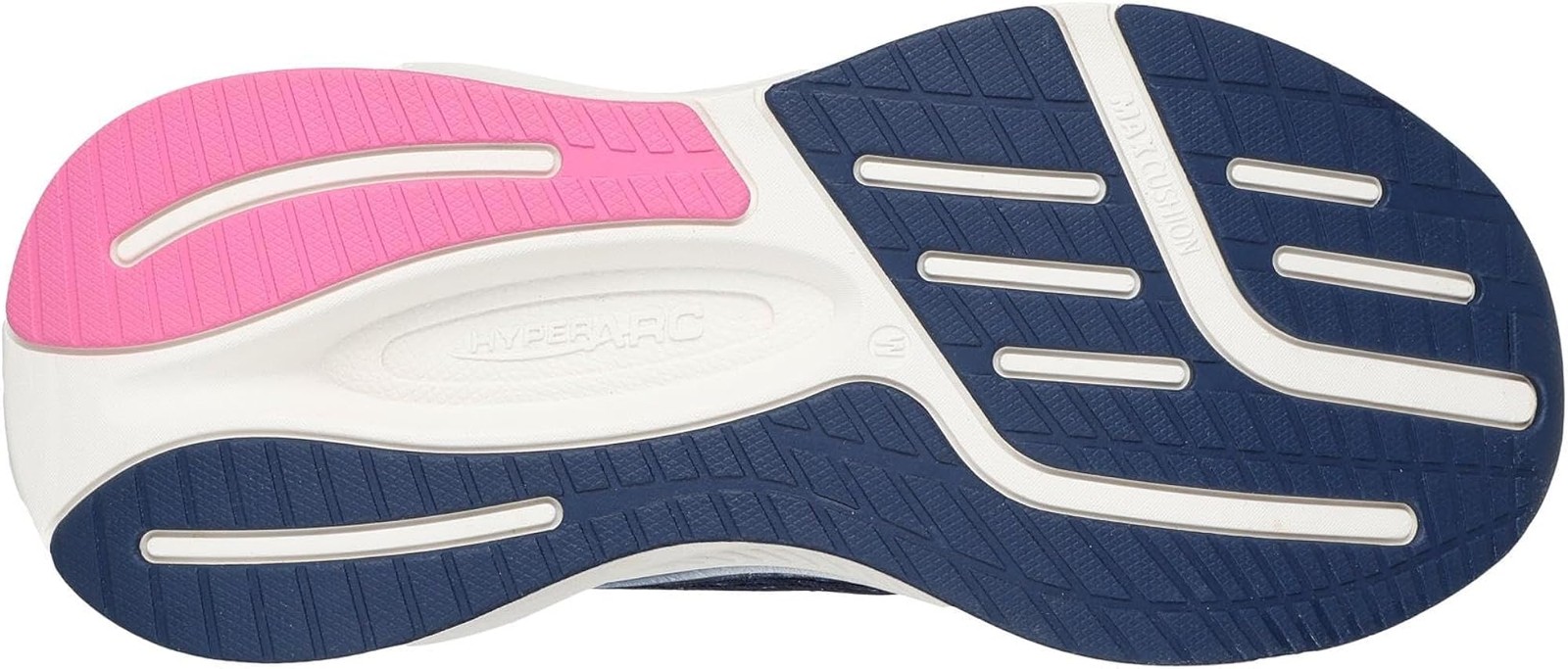 Skechers Womens Max Cushioning Arch Fit Roslyn – Navy/Purple – 5.5 B – Medium