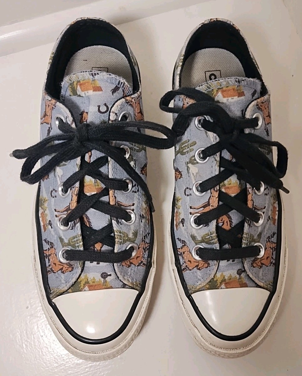 Converse Chuck 70 Low ‘Twisted Resort – Old Western’ Washed Denim Horse M4/W6