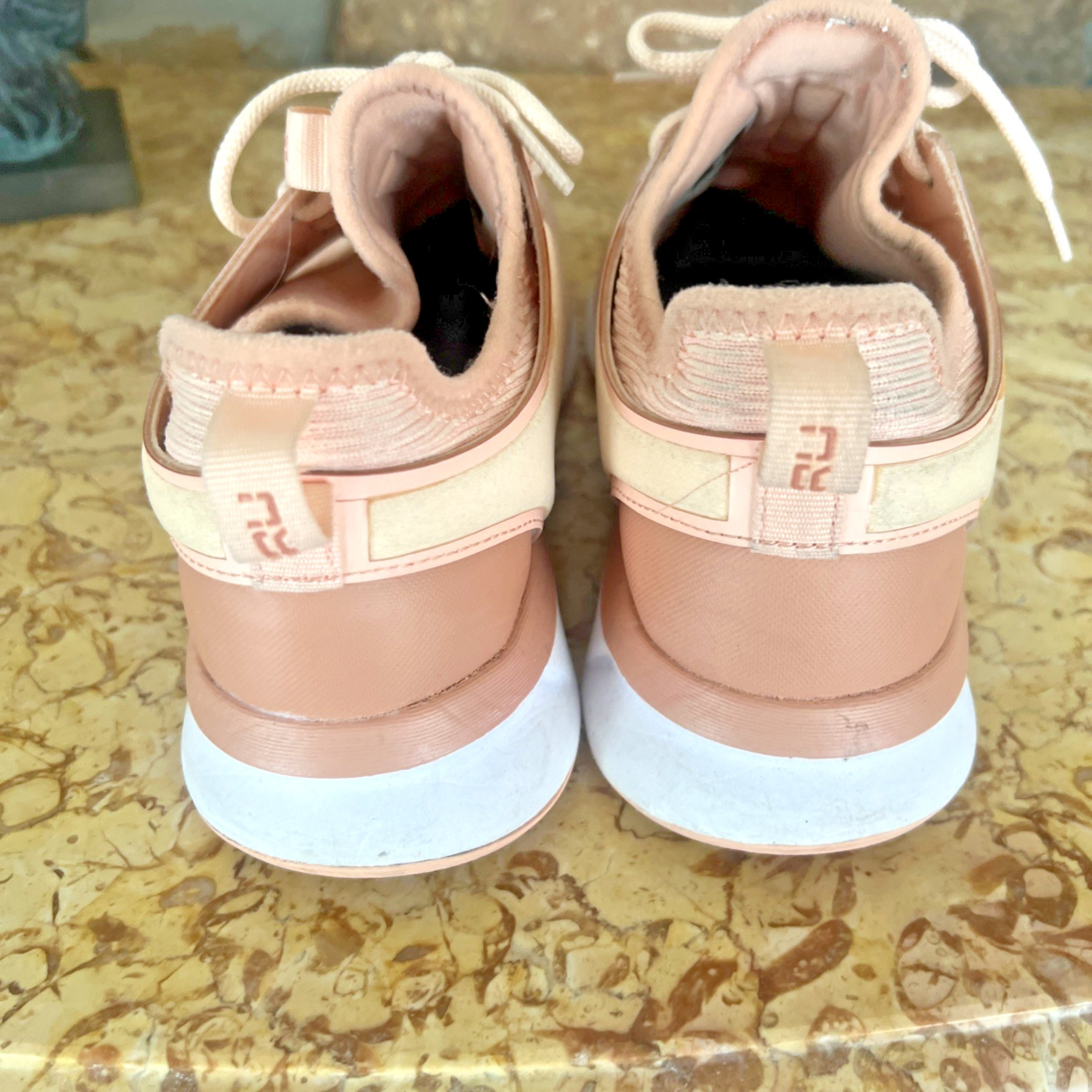 Kuru Atom Womens Size 9 Pink White Athletic Running Walking Shoes Sneakers