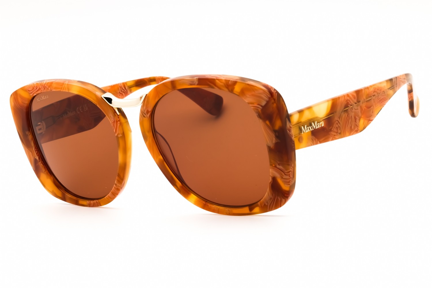 MAX MARA MM092-56E-55 Sunglasses Frame Size 55mm 140mm 18mm HAVANA Women