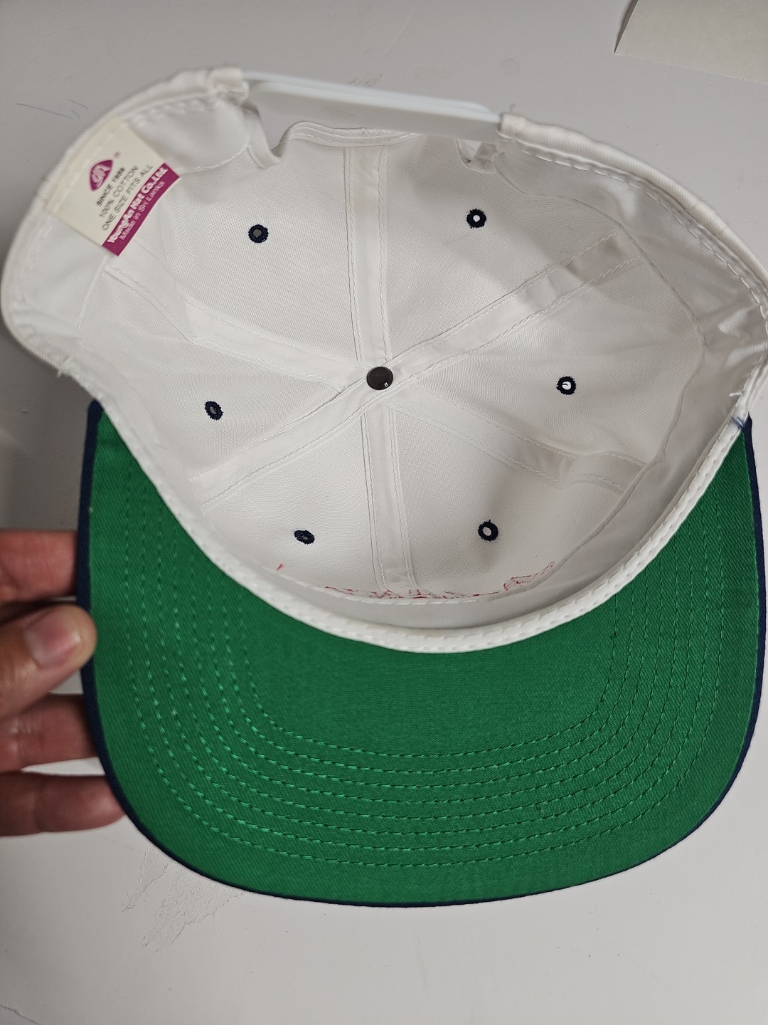 Vintage Atlantic Machinery Inc YoungAn Hat Co. 100% Cotton USA Company Logo Cap