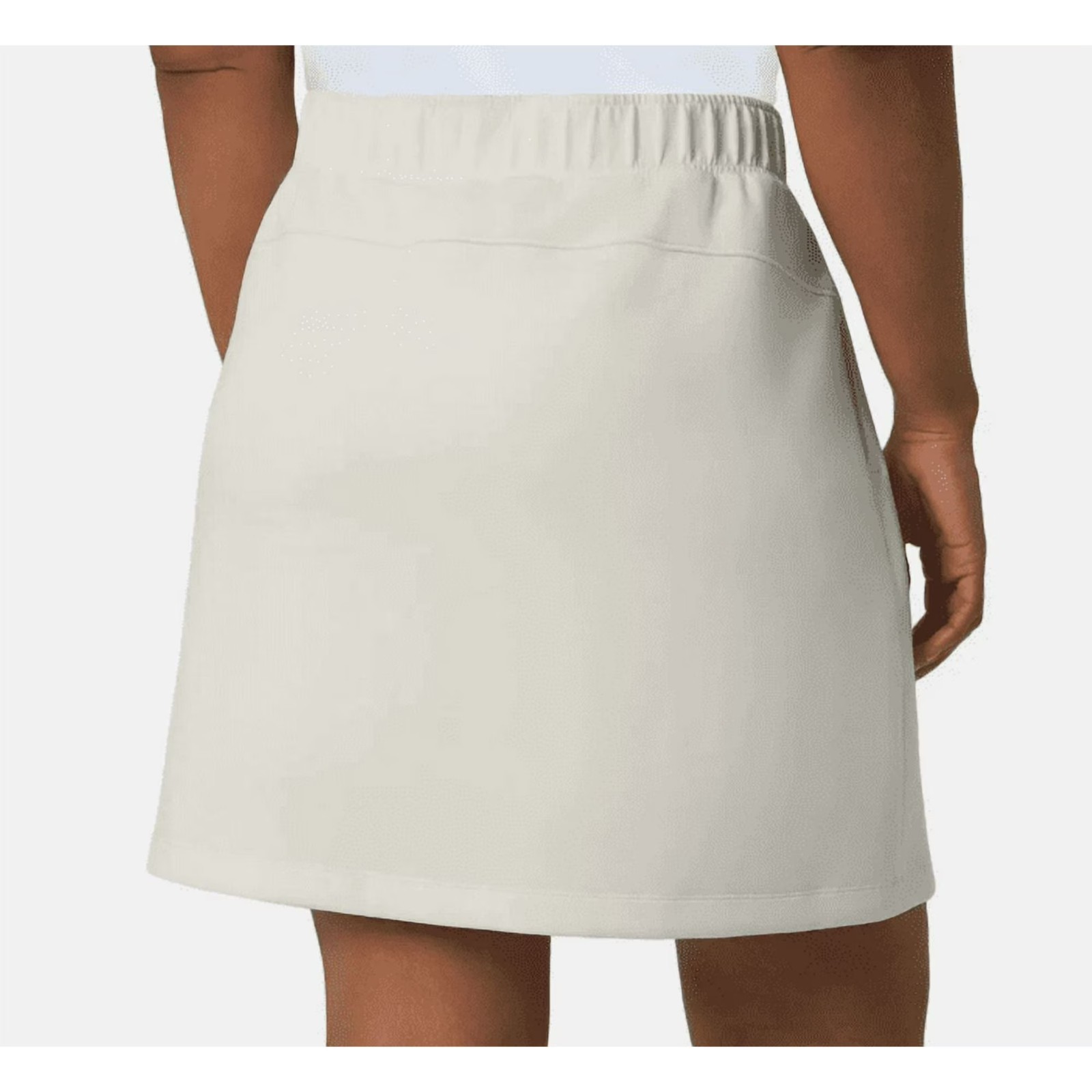 Mondetta Women’s High Rise Walking Skort, White, Size Large, NWT