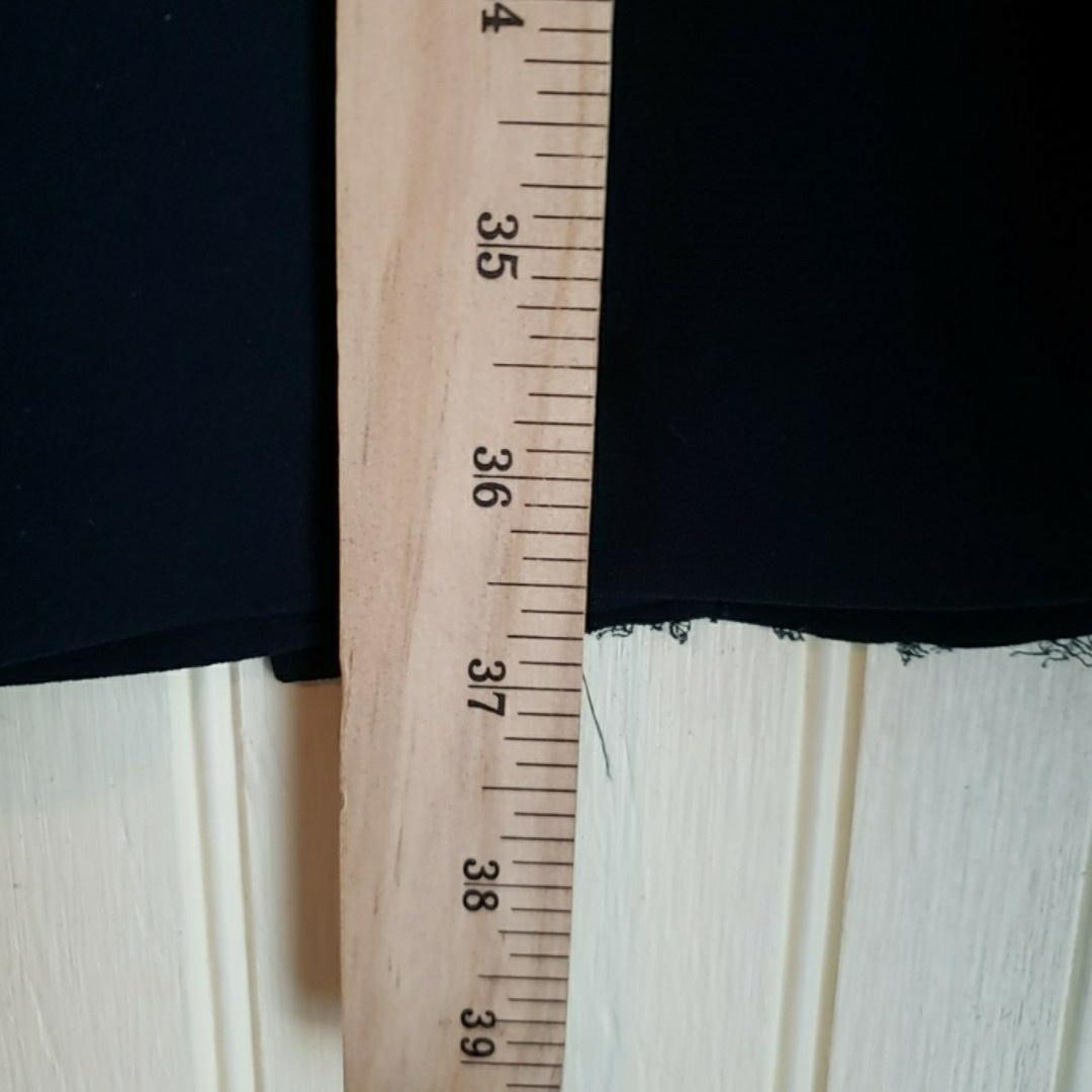 Chapter One Skirt Womens Blue Straight Long Polyester Lined Slit Zip