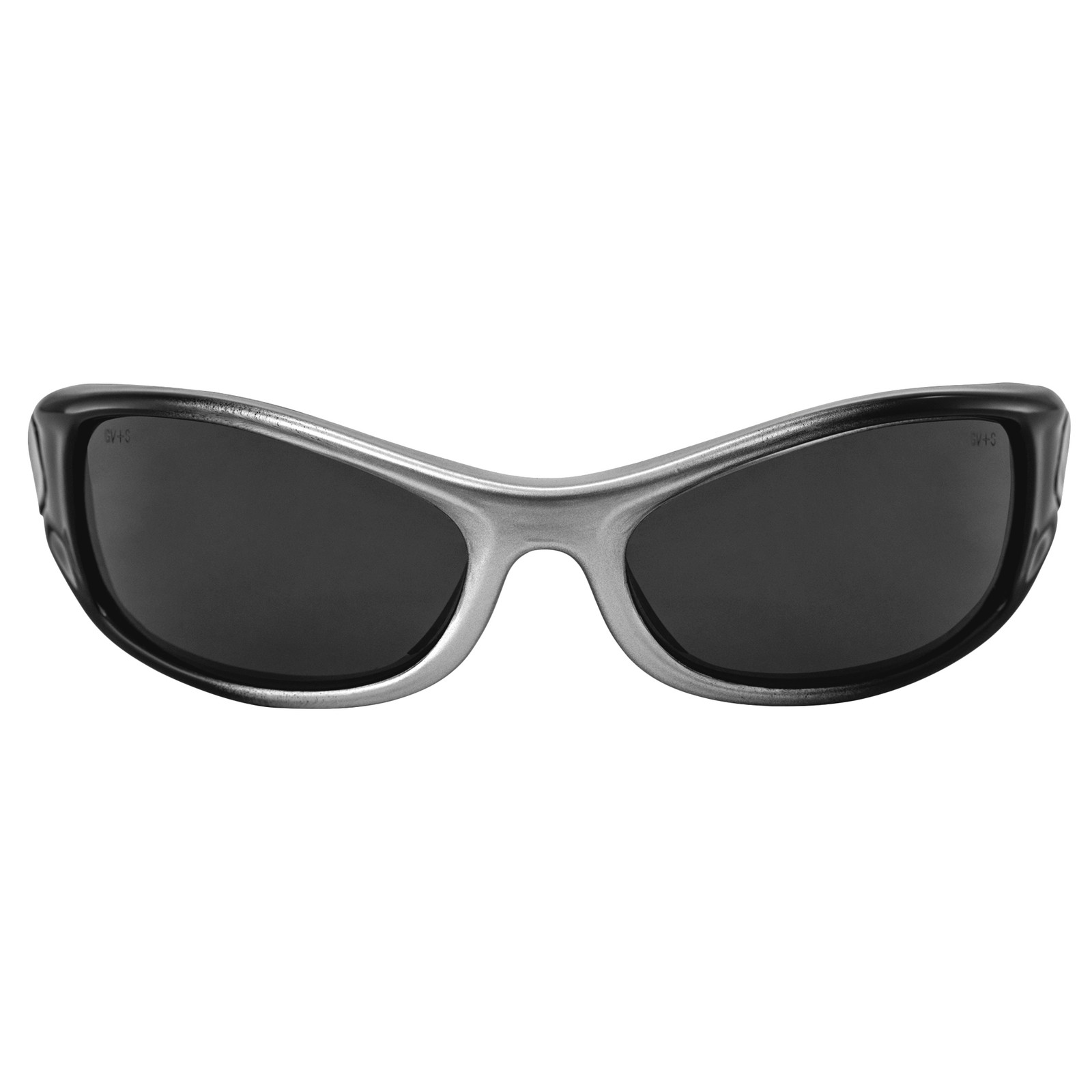 Wrap Around Sunglasses 100% UV400 Protection Two Tone Frame Smoke Lens