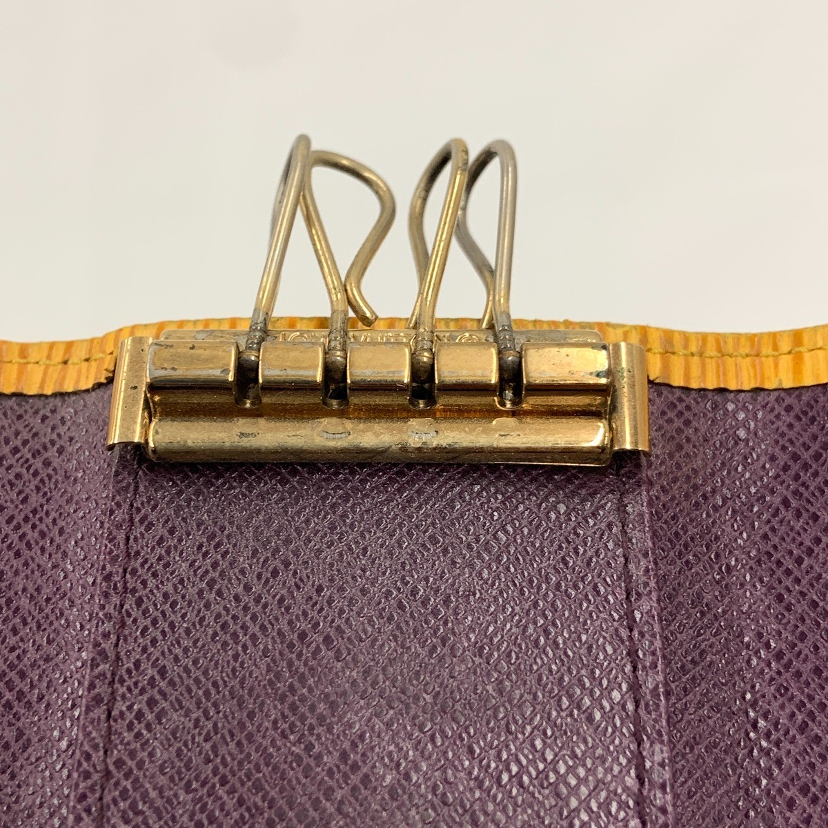 LOUIS VUITTON Epi Multicles 4 4-Key Holder M63829 yellow Junk item delivered…