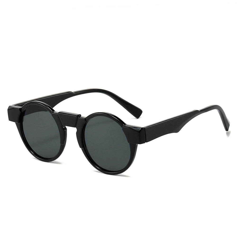 Men Women Round Retro Sunglasses Classic Outdoor Shade Glasses UV Protection
