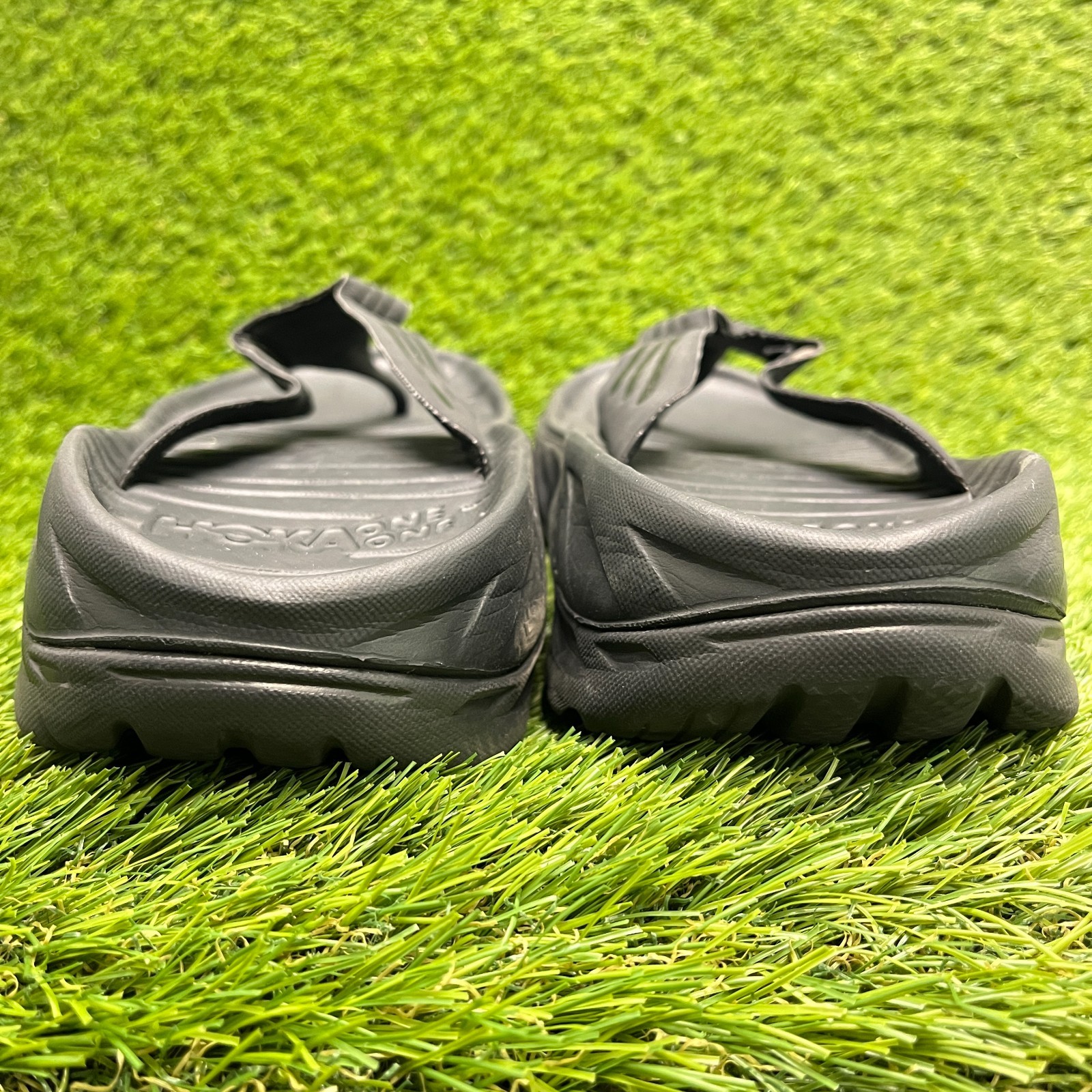 Hoka One One Ora Recovery Flip Mens Size 12 Black Beach Outdoor Thong Sandals
