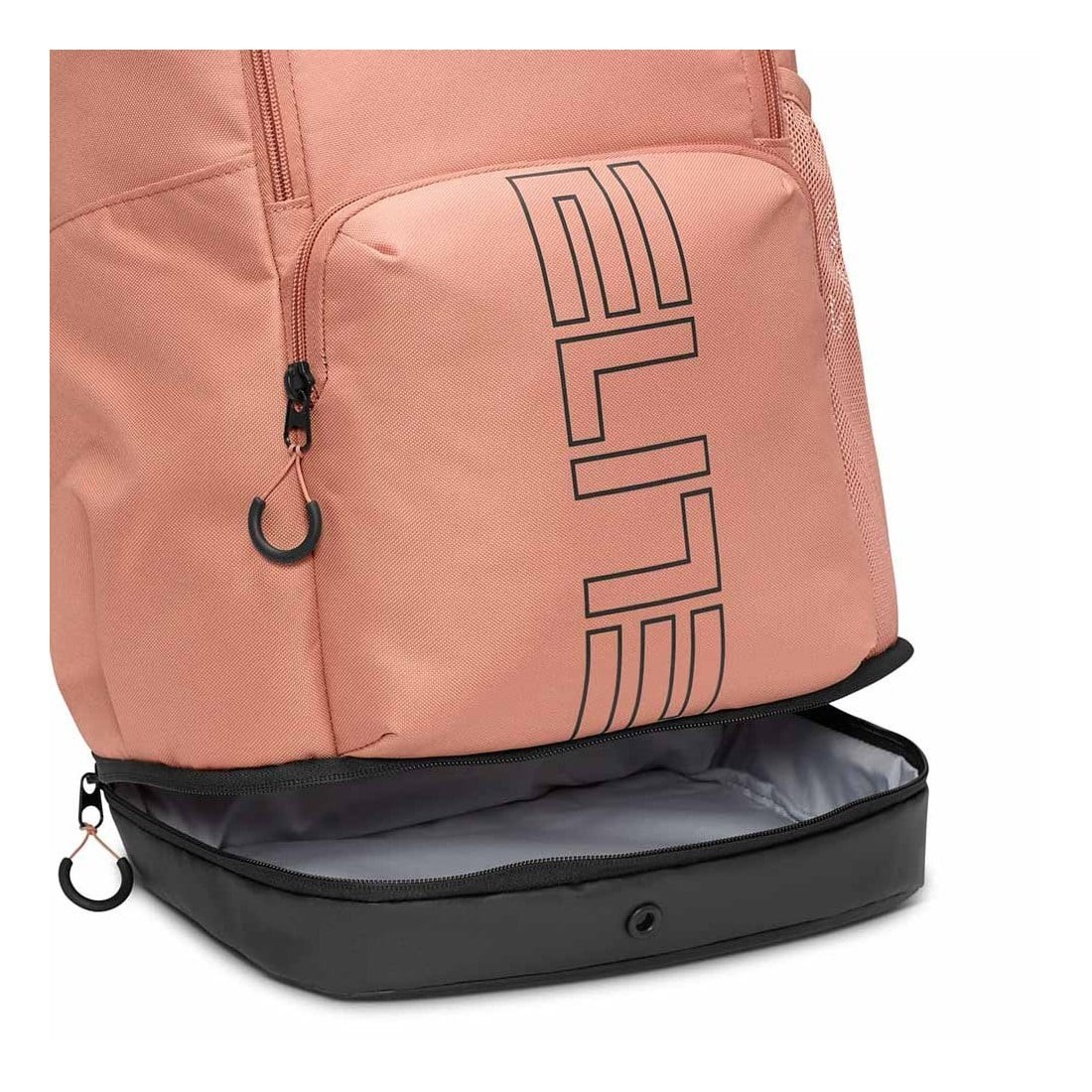 Nike Varsity Elite Backpack (32L) Bubble Strap Safety Orange/Black/Wolf Grey OS