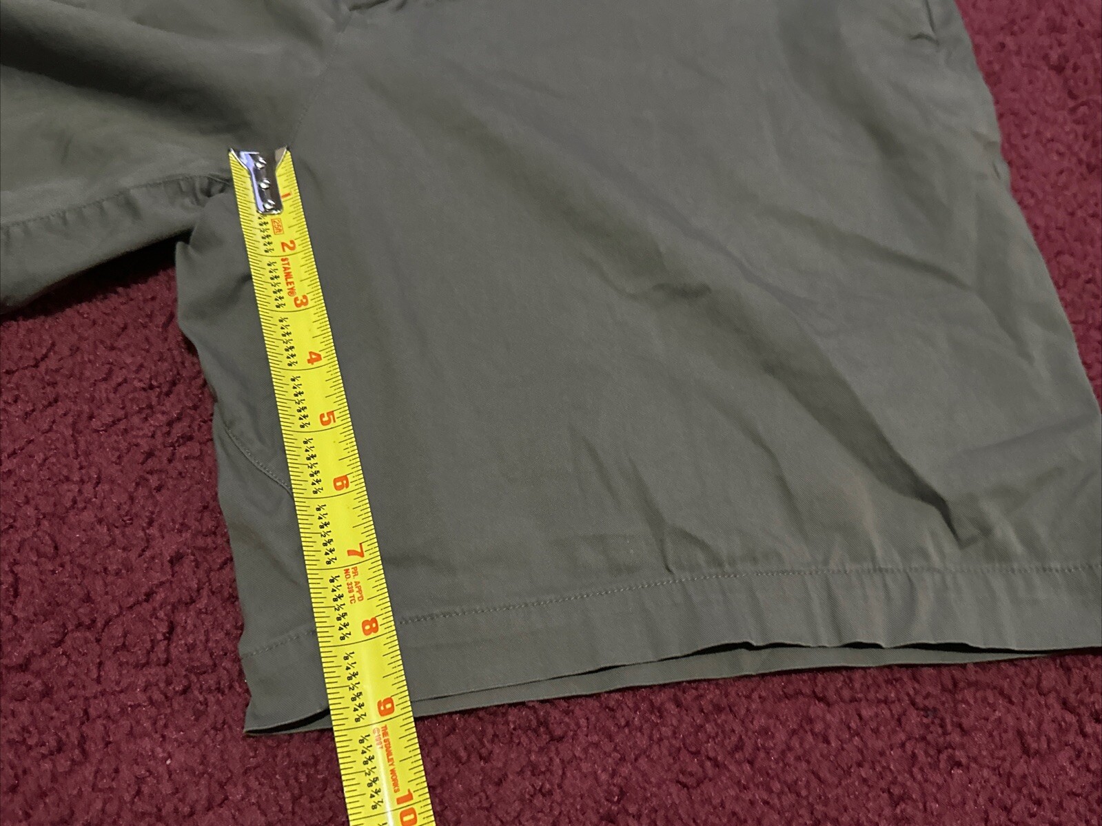Lululemon Commission Short Classic 9″ Artichoke Green LM7AAASE4 Men’s Size 36