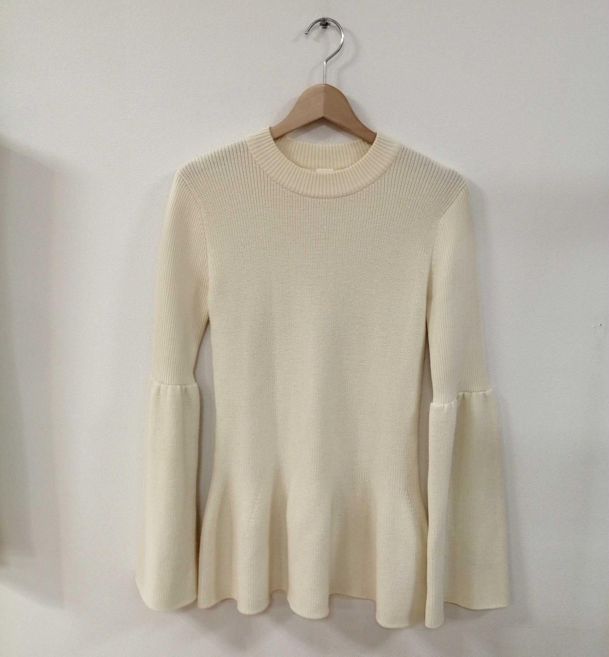 ELIN Erin Wool Blend Sweater off-white Fluff Used