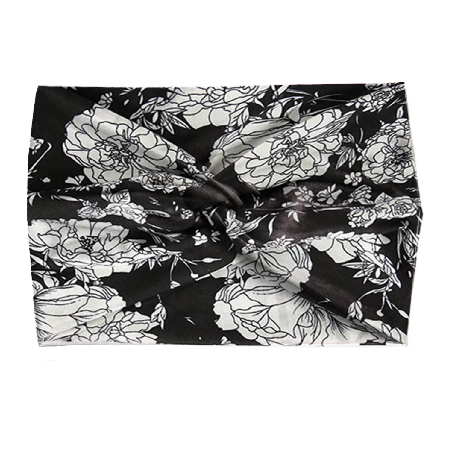 Widening 18CM Stretch Printed Sports Sweatband Headband Headscarf Hairband Hair