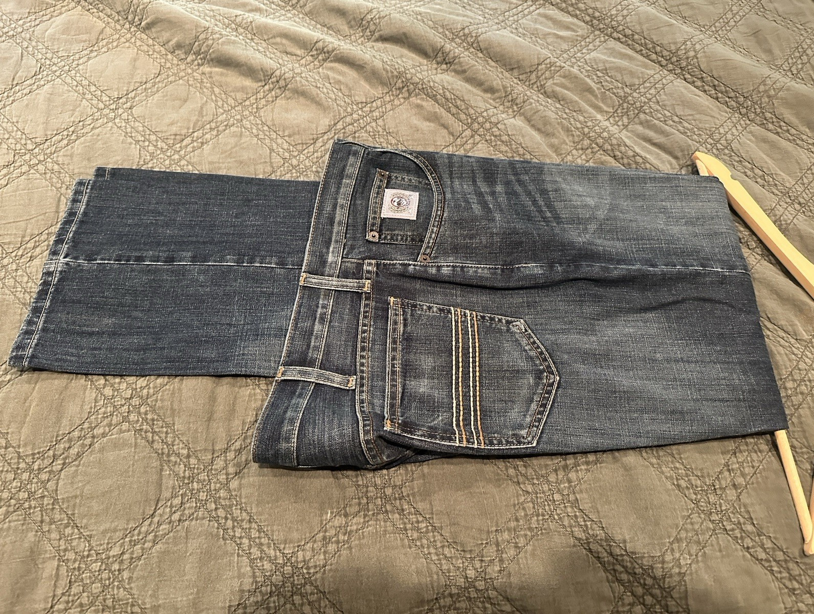 Cinch Men’s Blue Dark Wash Denim Jeans Relaxed Fit Straight Leg 5-Pocket