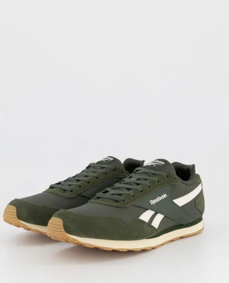 CLEARANCE!! Reebok Glide Low Mens Casual Shoes (D) (Grit Green/Chalk)