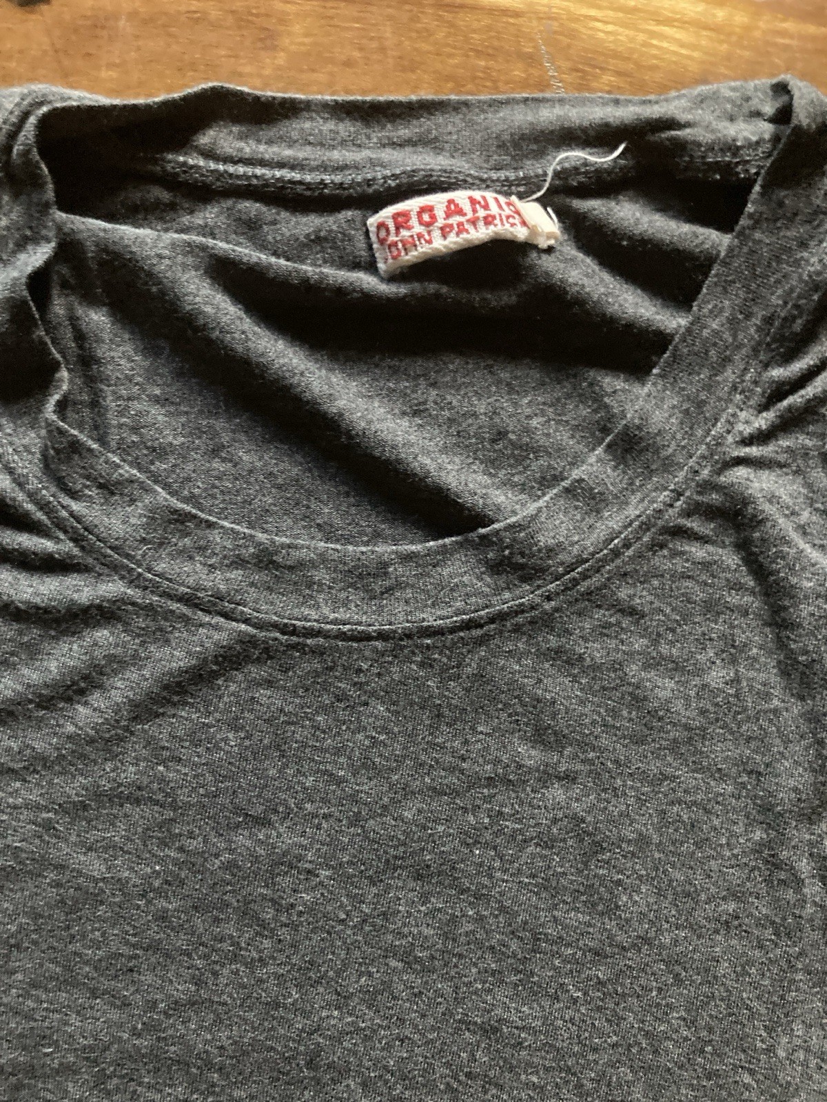 John Patrick Organic Slate Grey T-Shirt Sz L